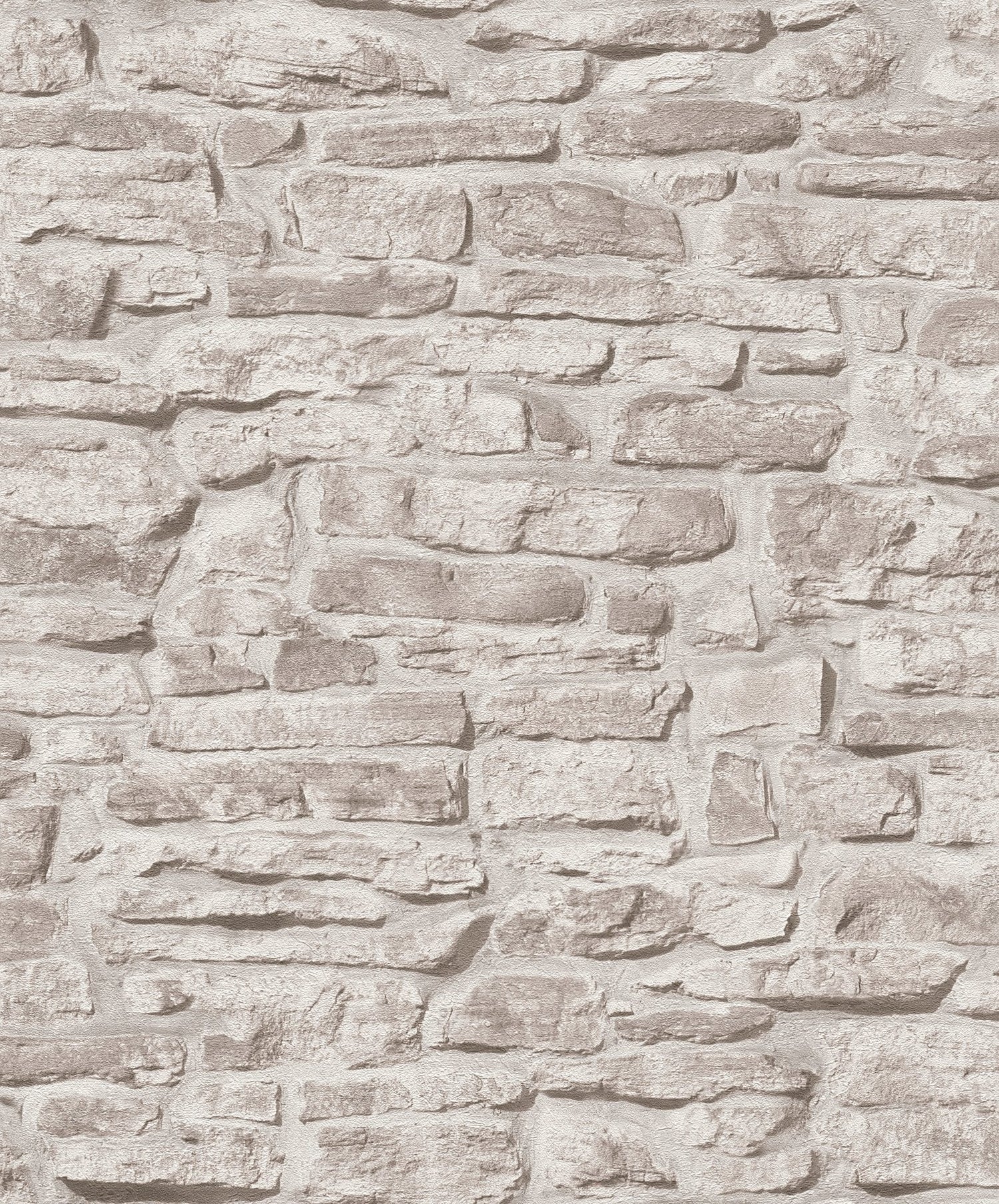 Stone Symphony Motif wallpaper in silver grey color - pattern number BB51126 - by Galerie in the The Bricks And More collection