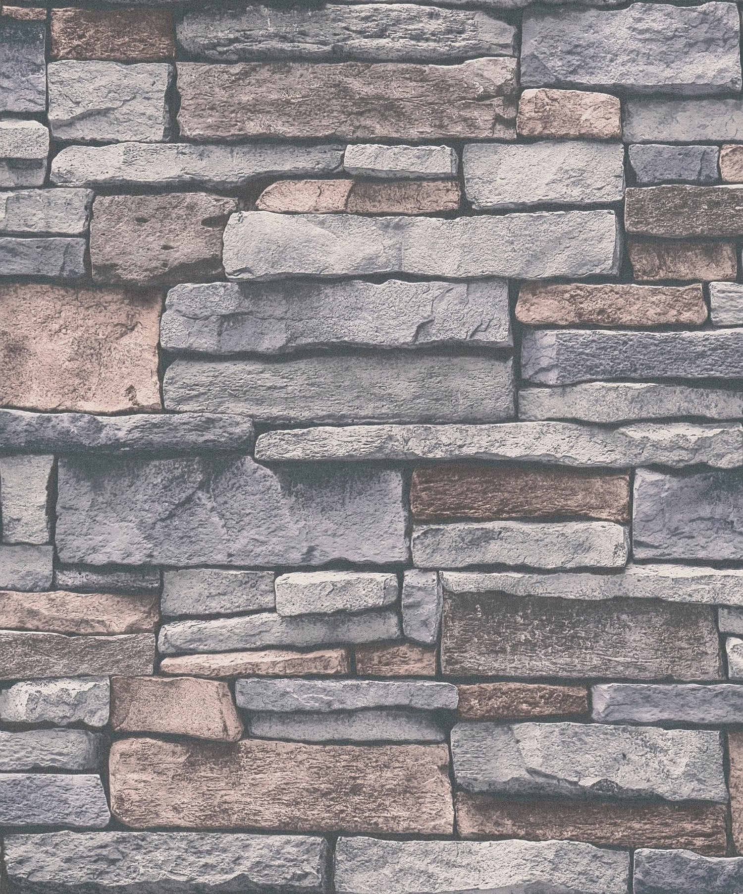 Sandstone Splendour Motif wallpaper in silver grey color - pattern number BB51132 - by Galerie in the The Bricks And More collection