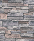 Sandstone Splendour Motif wallpaper in silver grey color - pattern number BB51132 - by Galerie in the The Bricks And More collection