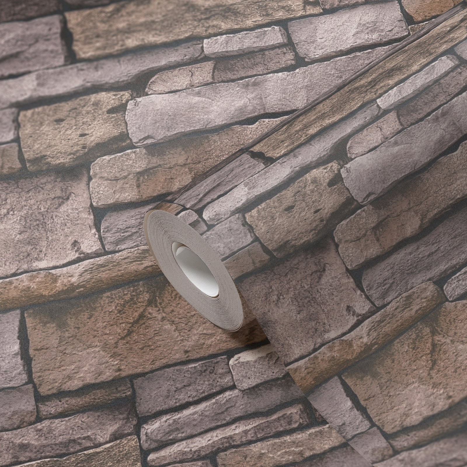 Sandstone Splendour Motif wallpaper in beige color - pattern number BB51135 - by Galerie in the The Bricks And More collection