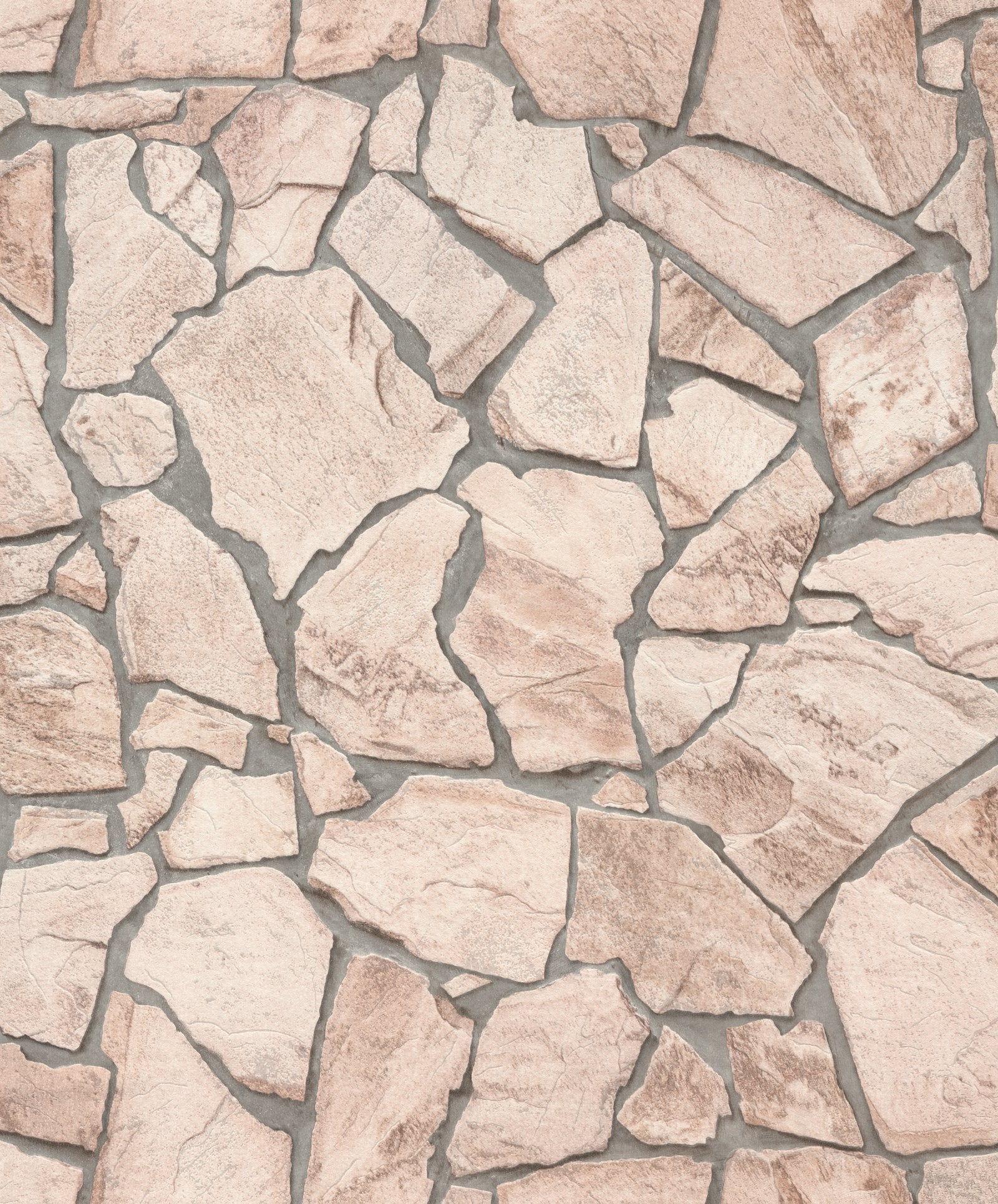 Claystone Cottage Motif wallpaper in beige color - pattern number BB51137 - by Galerie in the The Bricks And More collection
