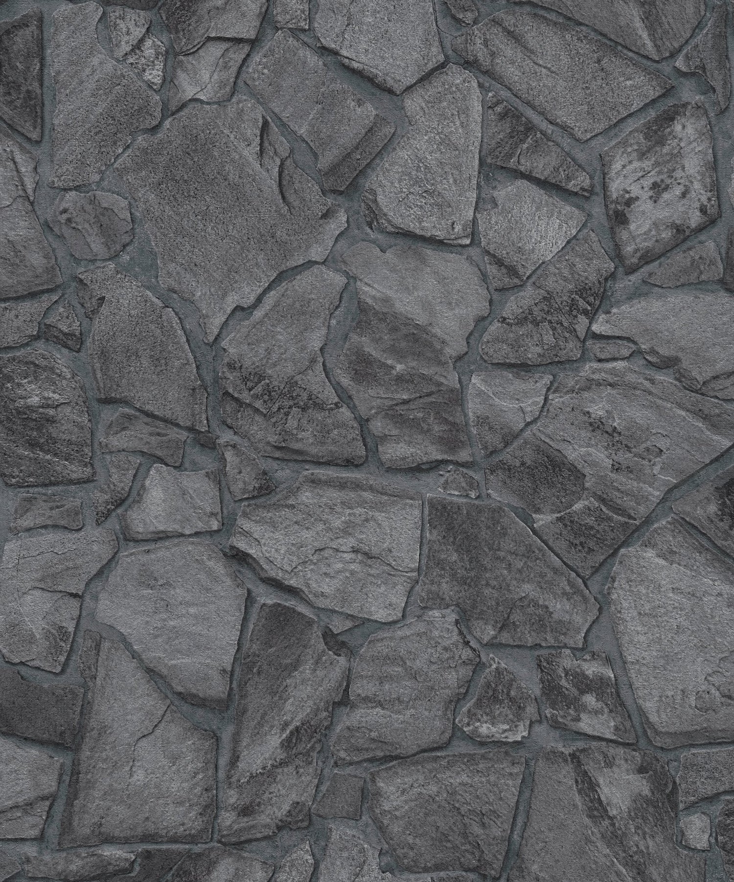 Petrified Paradise Motif wallpaper in silver grey color - pattern number BB51141 - by Galerie in the The Bricks And More collection