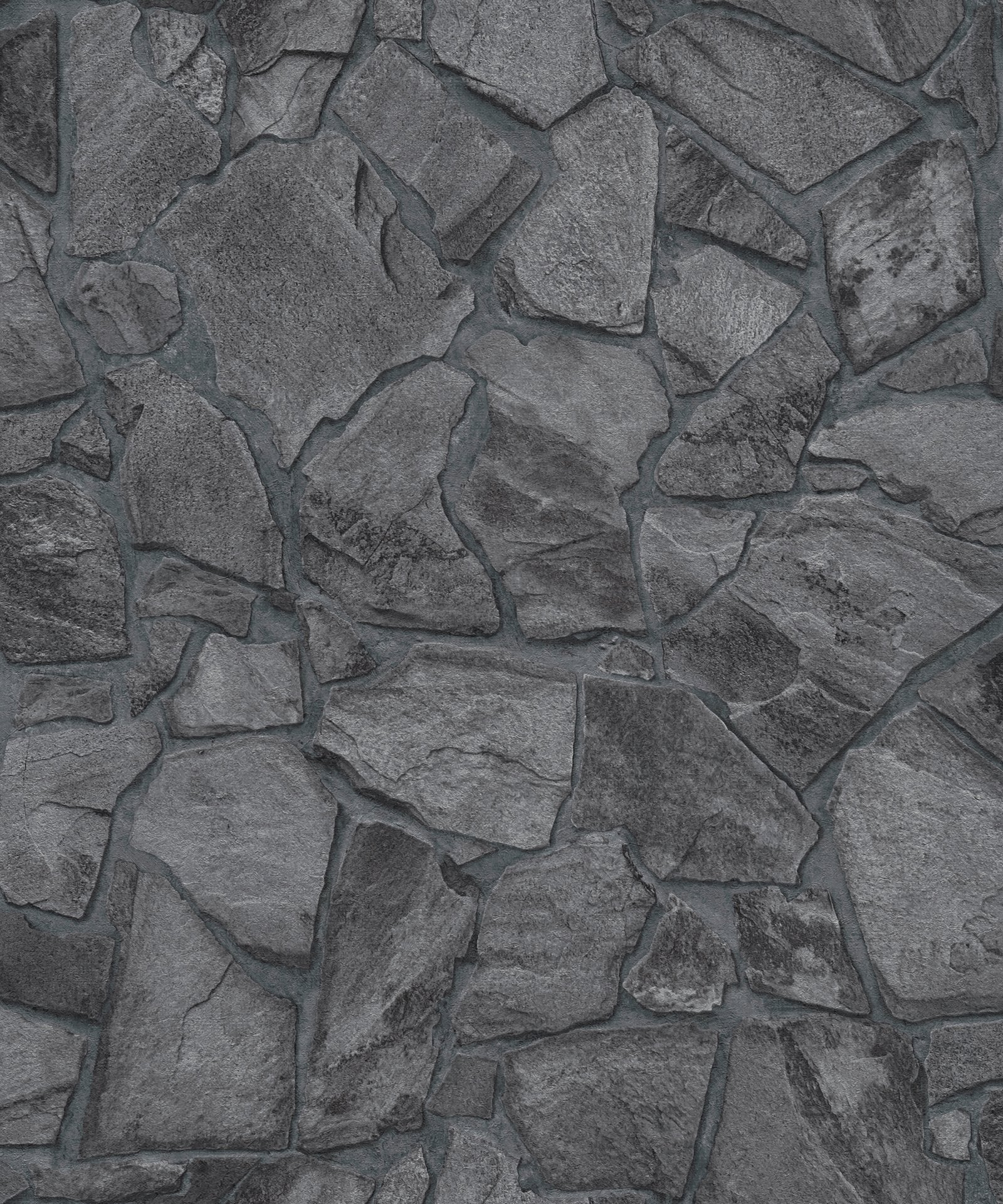 Petrified Paradise Motif wallpaper in silver grey color - pattern number BB51141 - by Galerie in the The Bricks And More collection