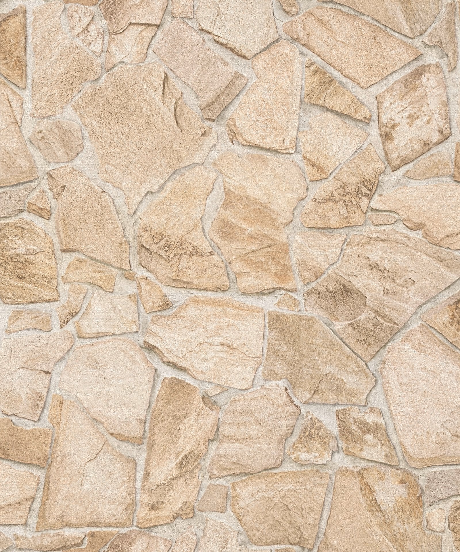 Claystone Cottage Motif wallpaper in beige color - pattern number BB51144 - by Galerie in the The Bricks And More collection