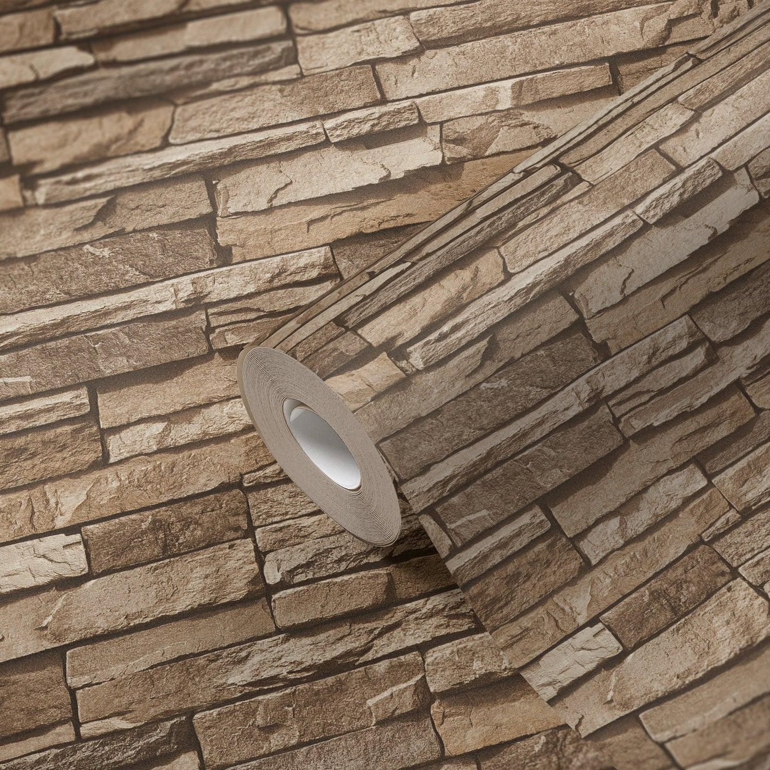 Graceful Granite Motif wallpaper in beige color - pattern number BB51147 - by Galerie in the The Bricks And More collection