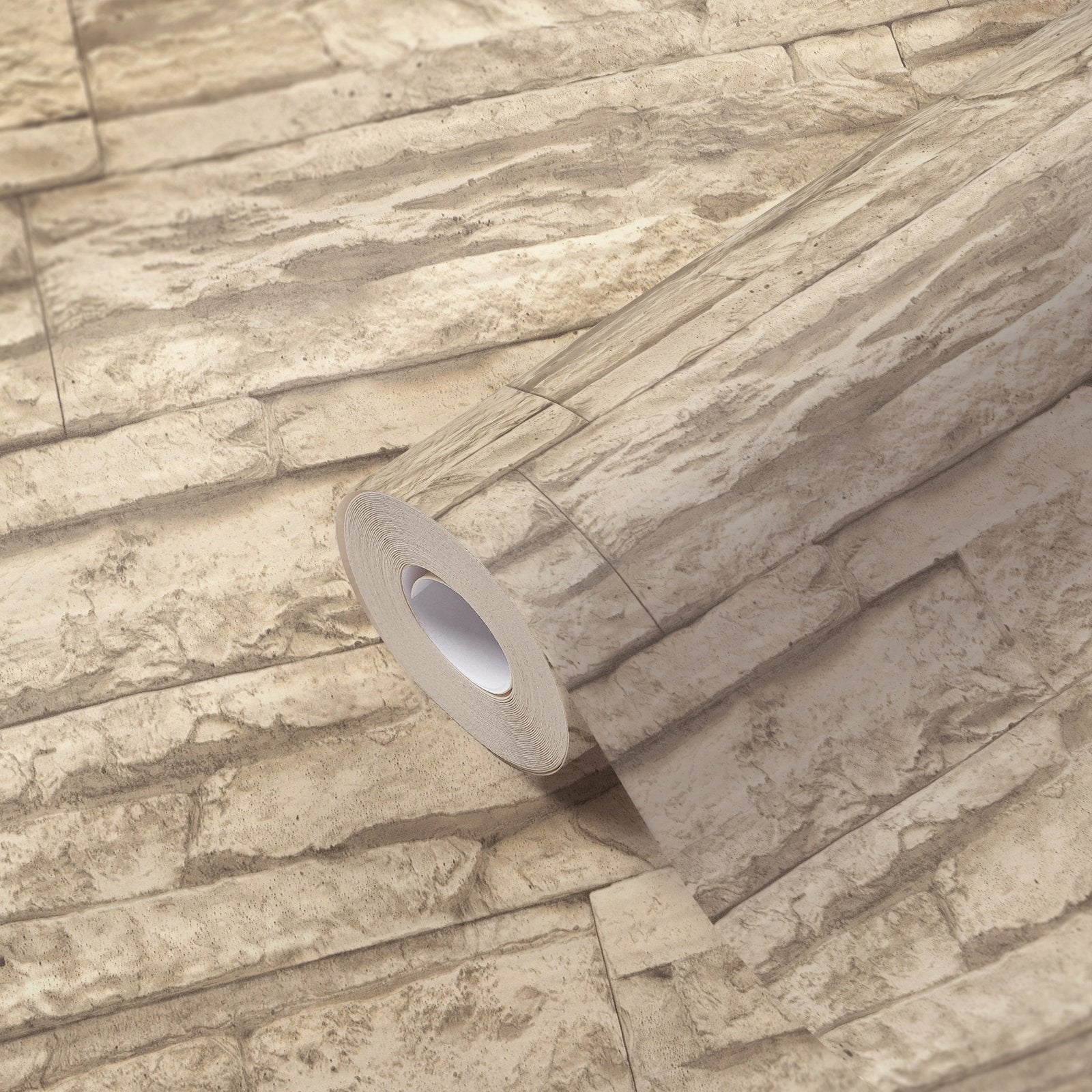 Graceful Granite Motif wallpaper in beige color - pattern number BB51152 - by Galerie in the The Bricks And More collection