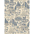Home Park wallpaper in royal blue color - pattern number BW45143.2.0 - by G P & J Baker in the Historic Royal Palaces Royal Court Wallpaper collection