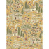 Home Park wallpaper in ochre color - pattern number BW45143.4.0 - by G P & J Baker in the Historic Royal Palaces Royal Court Wallpaper collection