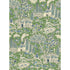 Home Park wallpaper in emerald color - pattern number BW45143.6.0 - by G P & J Baker in the Historic Royal Palaces Royal Court Wallpaper collection