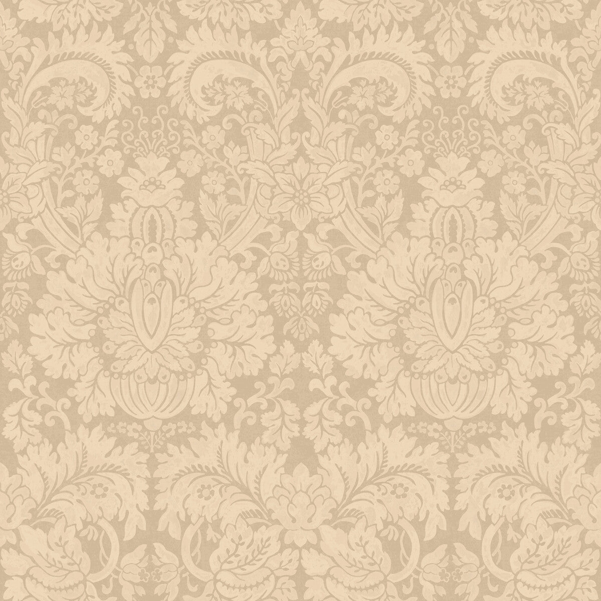 Queens Damask wallpaper in marble color - pattern number BW45146.4.0 - by G P &amp; J Baker in the Historic Royal Palaces Royal Court Wallpaper collection