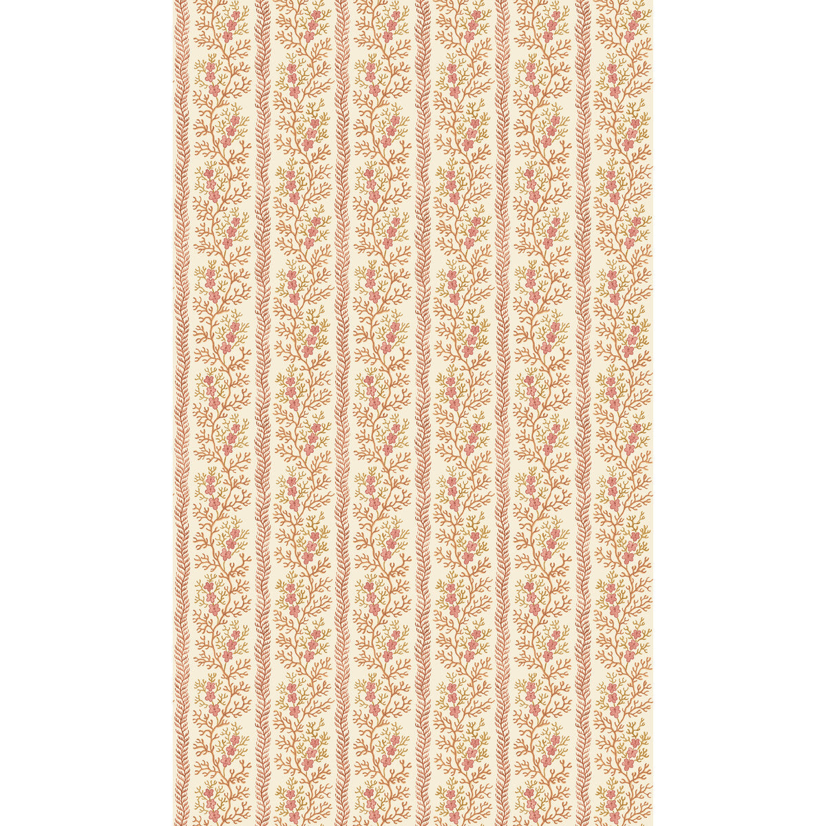 Symington Wallpaper in soft red color - pattern number BW45158.3.0 - by G P &amp; J Baker in the House Small Prints II collection