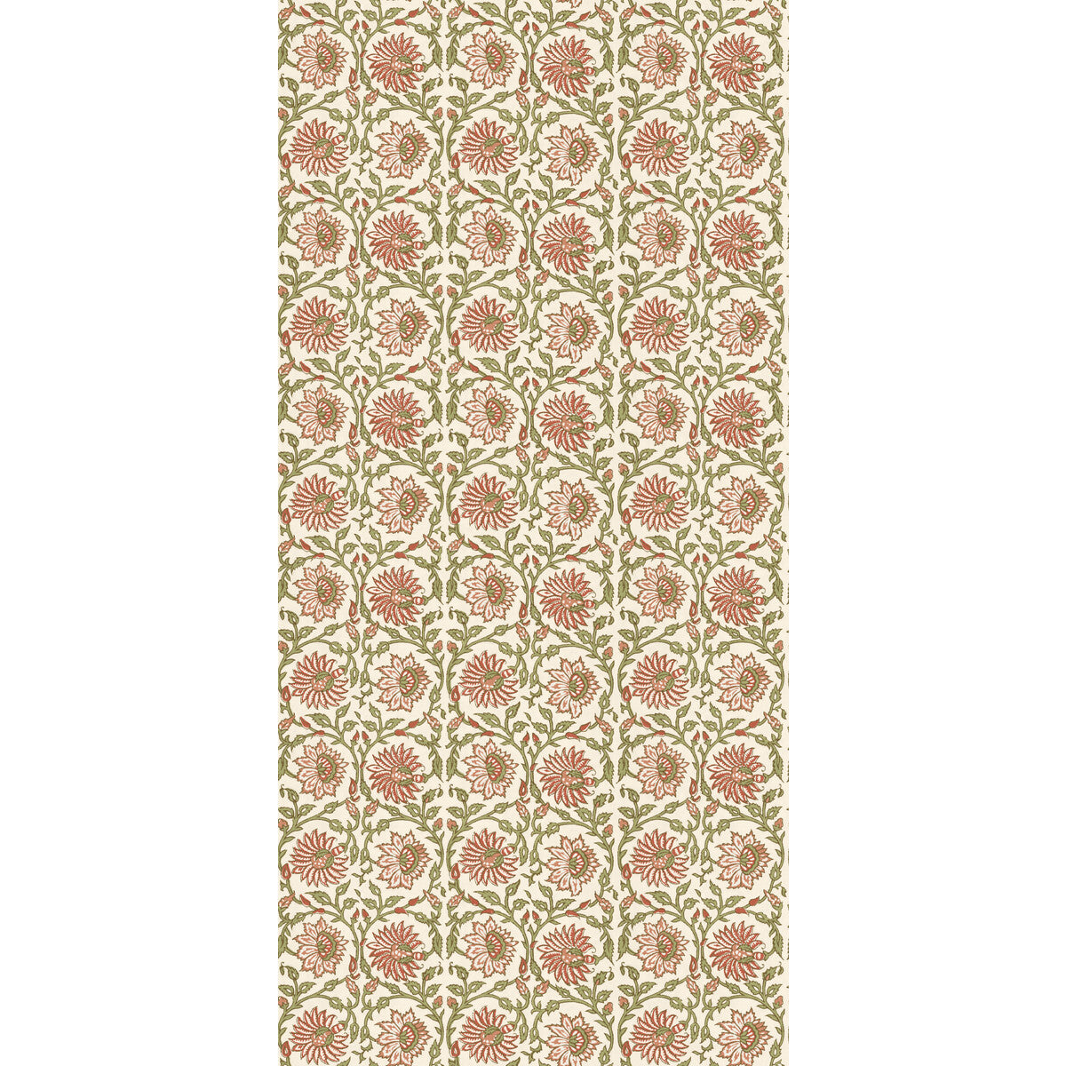 Cecily Wallpaper in red/green color - pattern number BW45159.3.0 - by G P &amp; J Baker in the House Small Prints II collection
