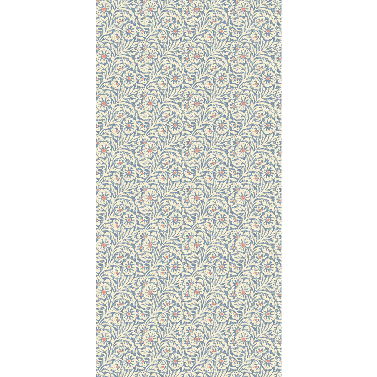 Flower Patch Wallpaper in blue color - pattern number BW45160.1.0 - by G P &amp; J Baker in the House Small Prints II collection