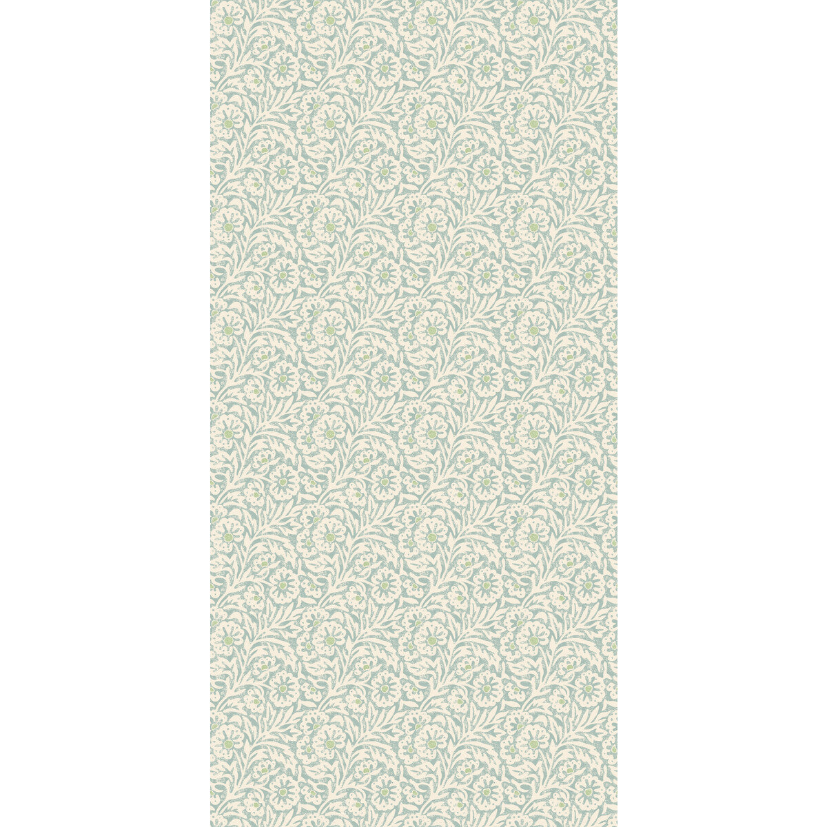 Flower Patch Wallpaper in aqua color - pattern number BW45160.2.0 - by G P &amp; J Baker in the House Small Prints II collection