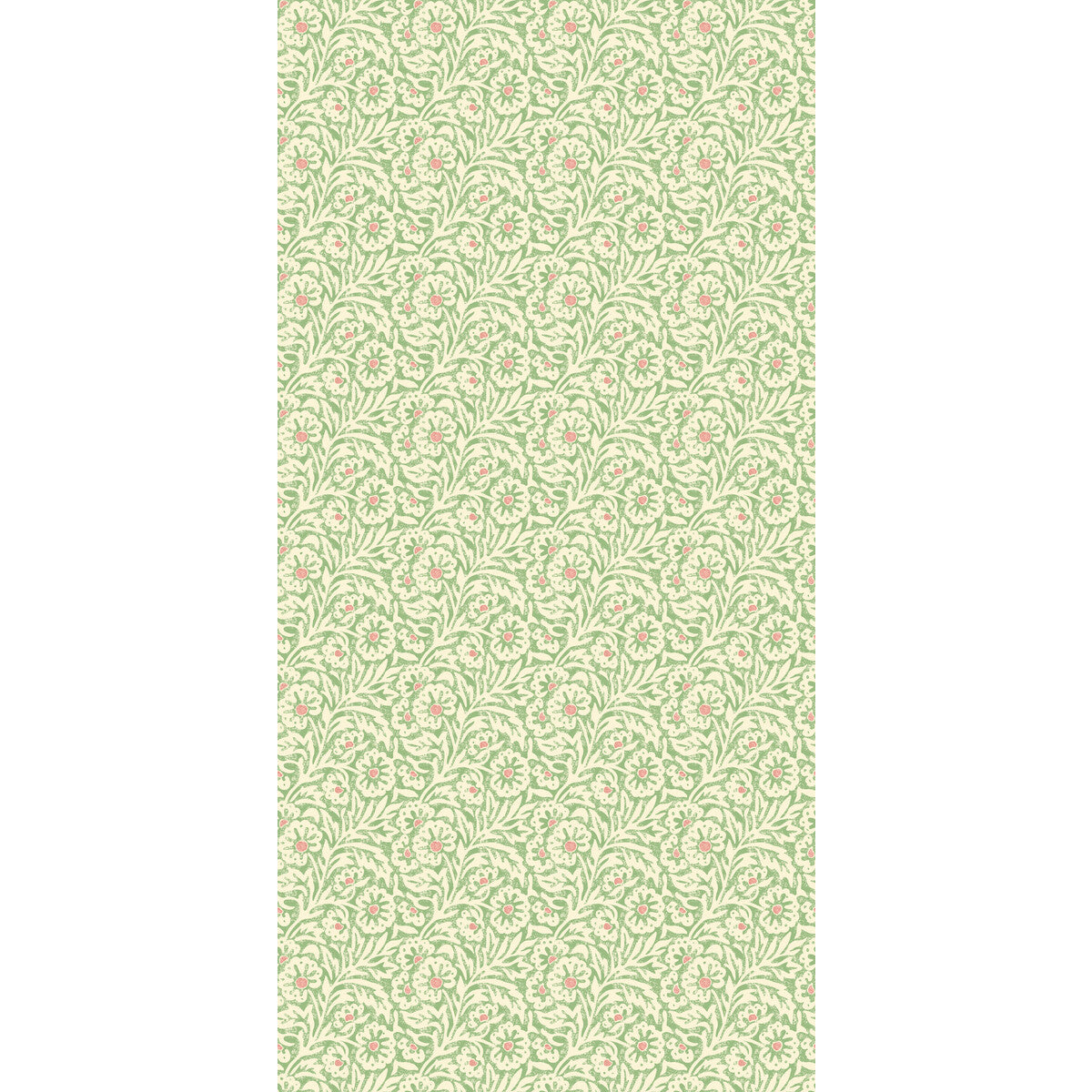 Flower Patch Wallpaper in green color - pattern number BW45160.3.0 - by G P &amp; J Baker in the House Small Prints II collection