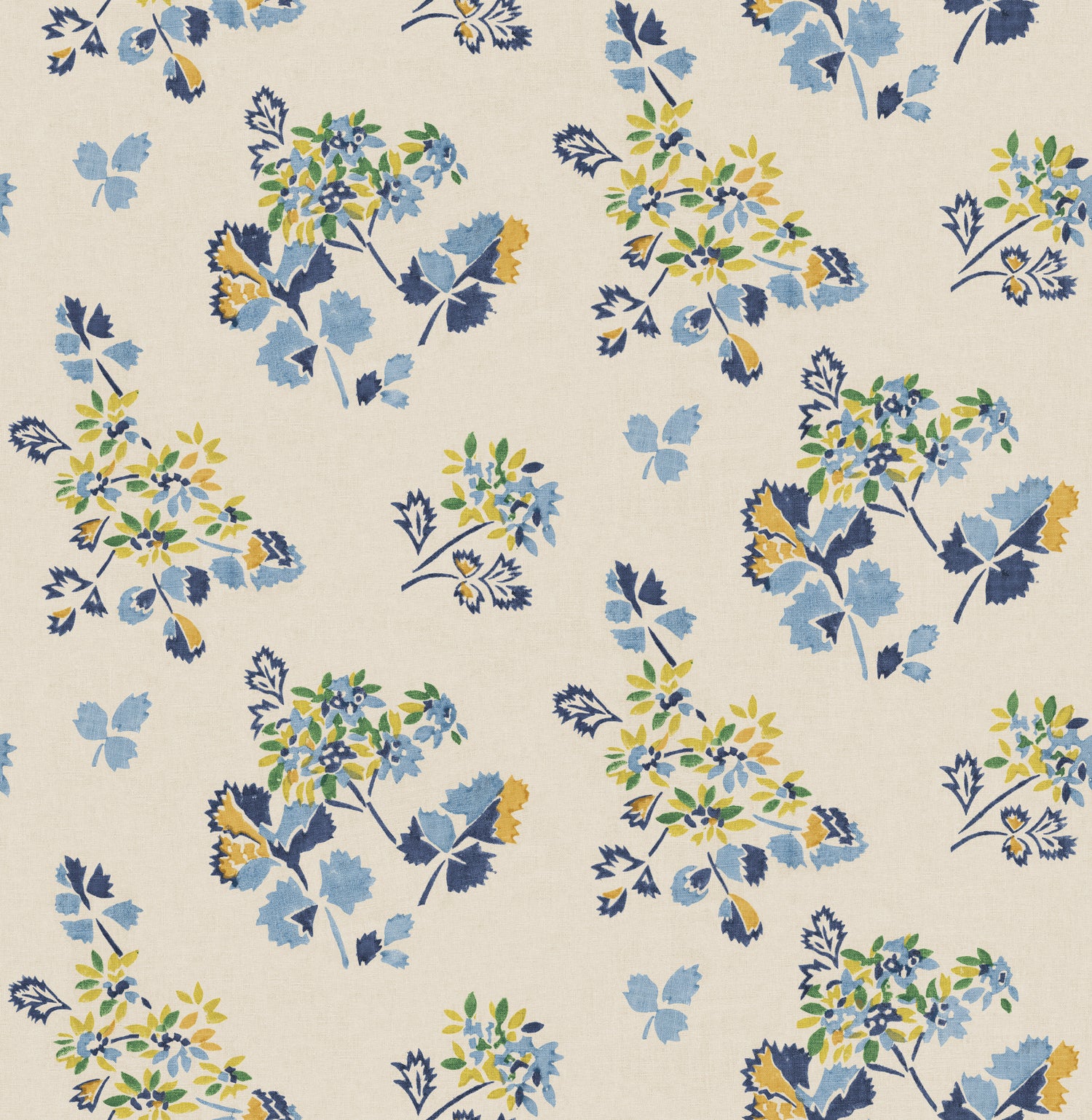 Forest Flower Wallpaper in blue/green color - pattern number BW45163.2.0 - by G P &amp; J Baker in the Kit Kemp II collection