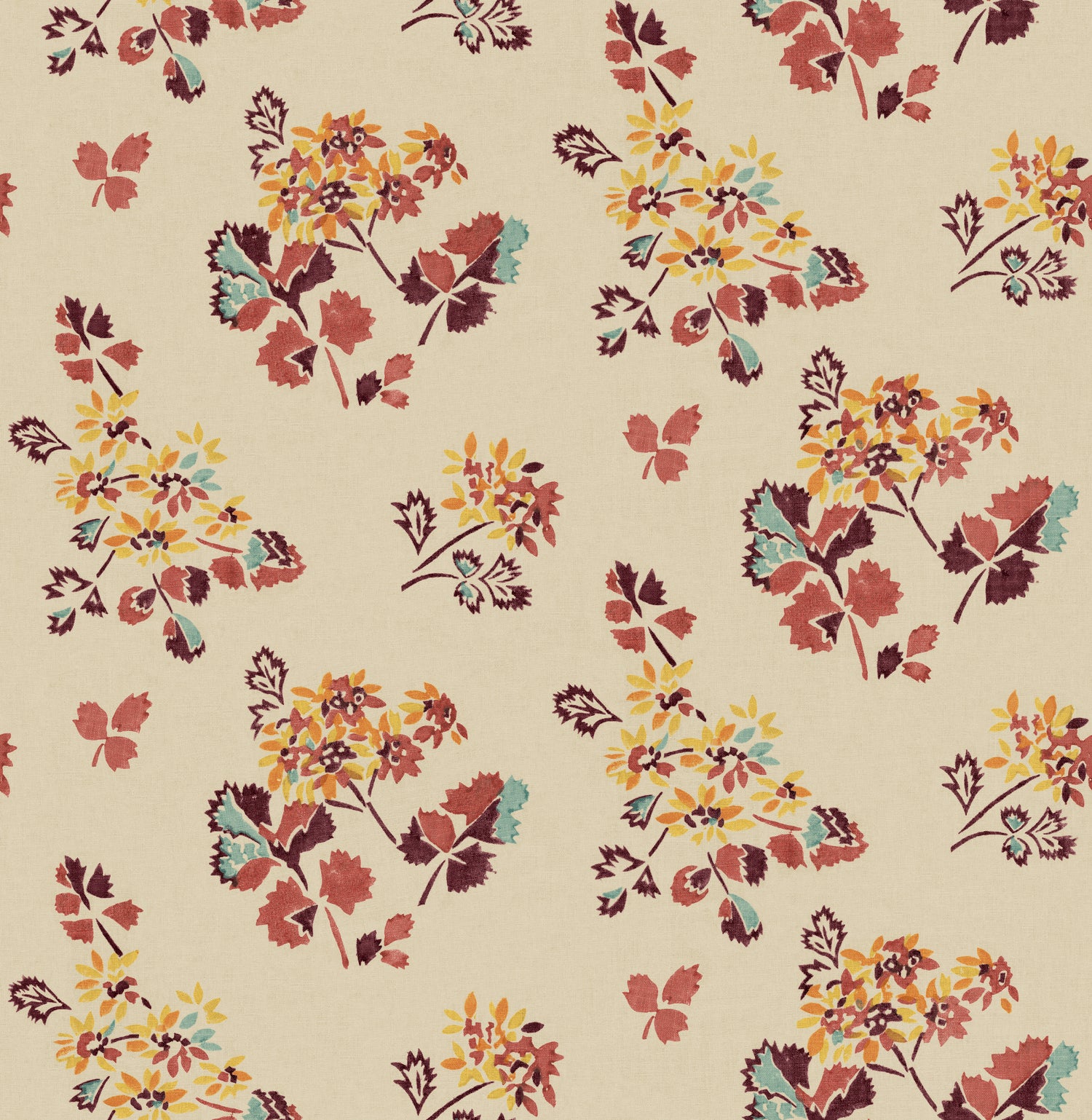 Forest Flower Wallpaper in earth color - pattern number BW45163.5.0 - by G P &amp; J Baker in the Kit Kemp II collection