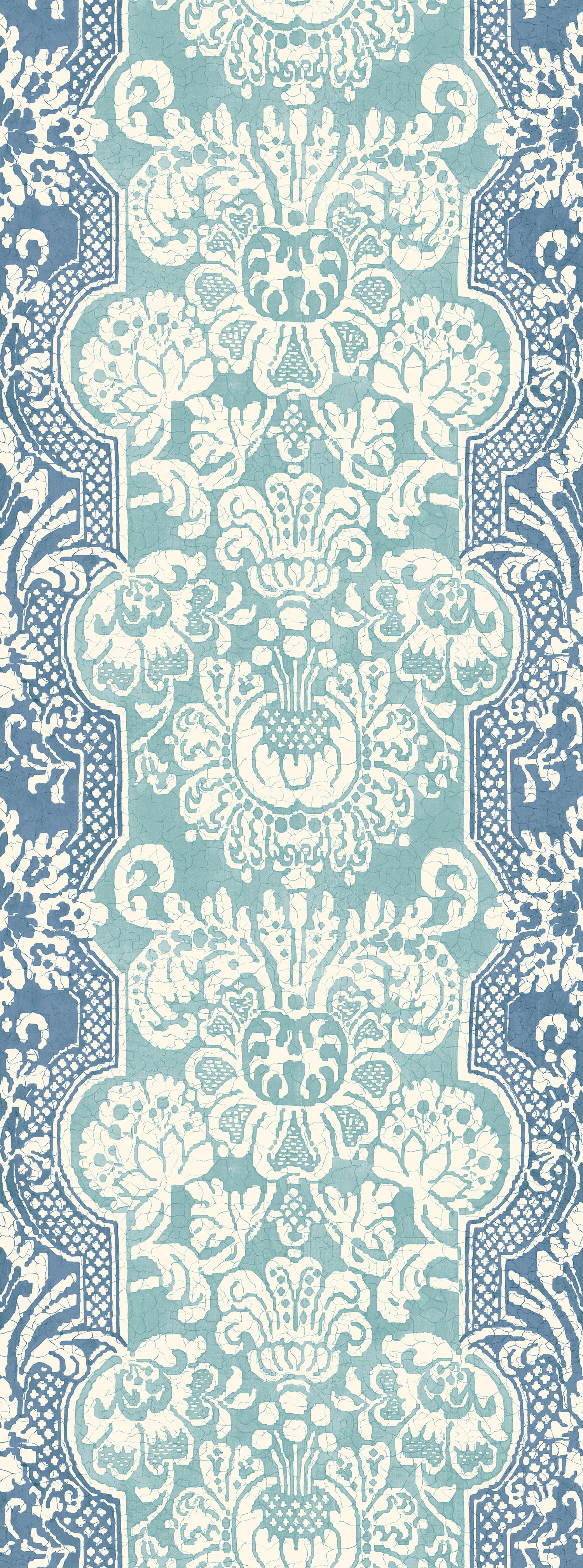 Marigold Wallpaper in ocean color - pattern number BW45164.2.0 - by G P &amp; J Baker in the Kit Kemp II collection