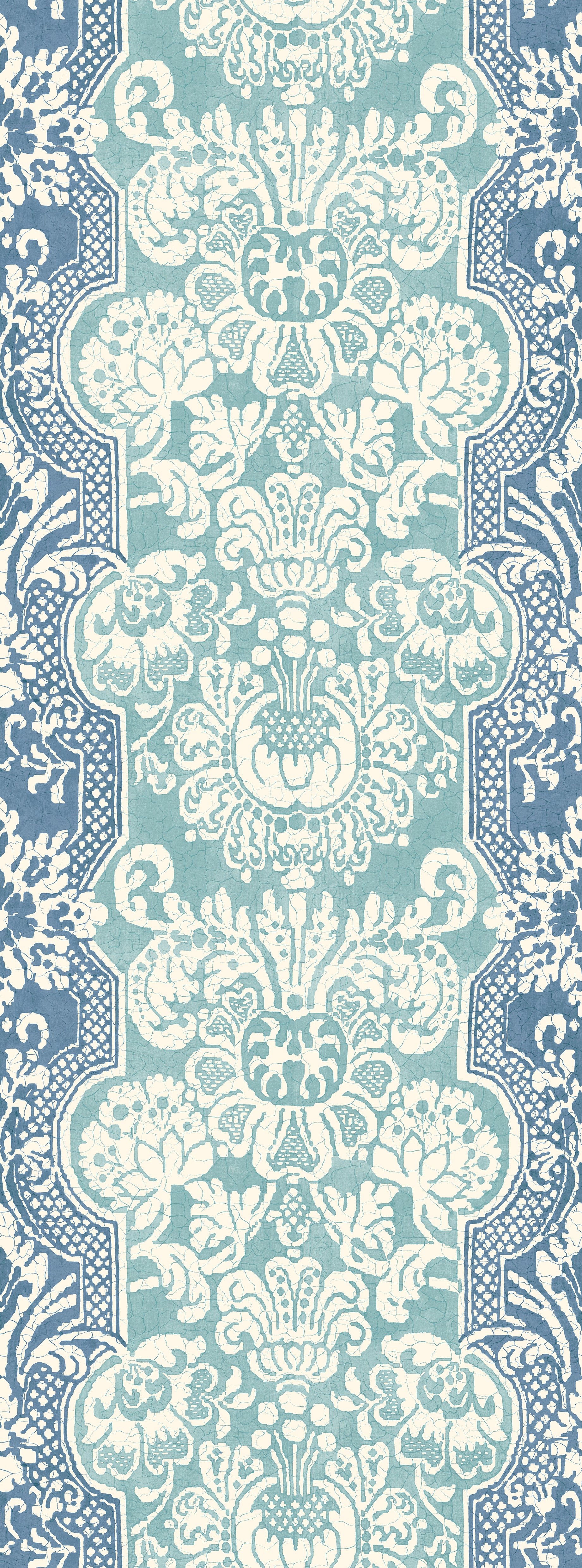 Marigold Wallpaper in ocean color - pattern number BW45164.2.0 - by G P &amp; J Baker in the Kit Kemp II collection
