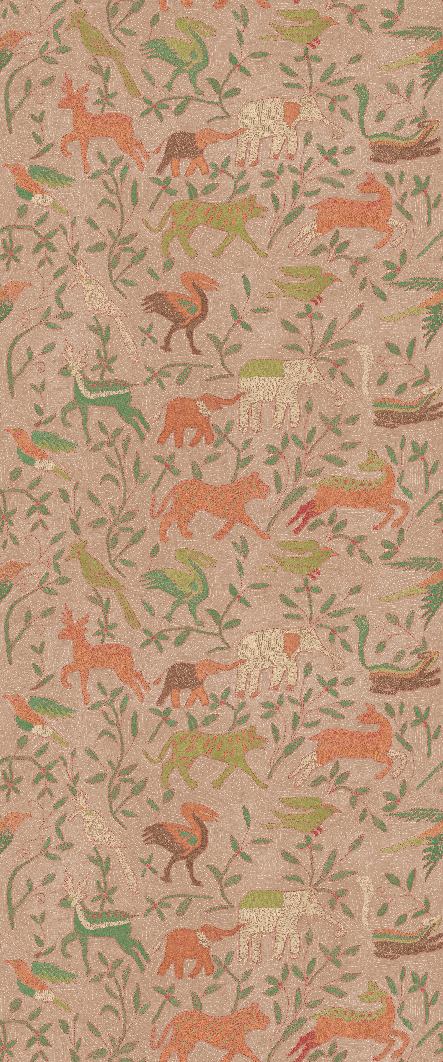 Noahs Ark Wallpaper in plaster color - pattern number BW45166.1.0 - by G P &amp; J Baker in the Kit Kemp II collection
