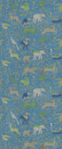 Noahs Ark Wallpaper in blue color - pattern number BW45166.2.0 - by G P & J Baker in the Kit Kemp II collection