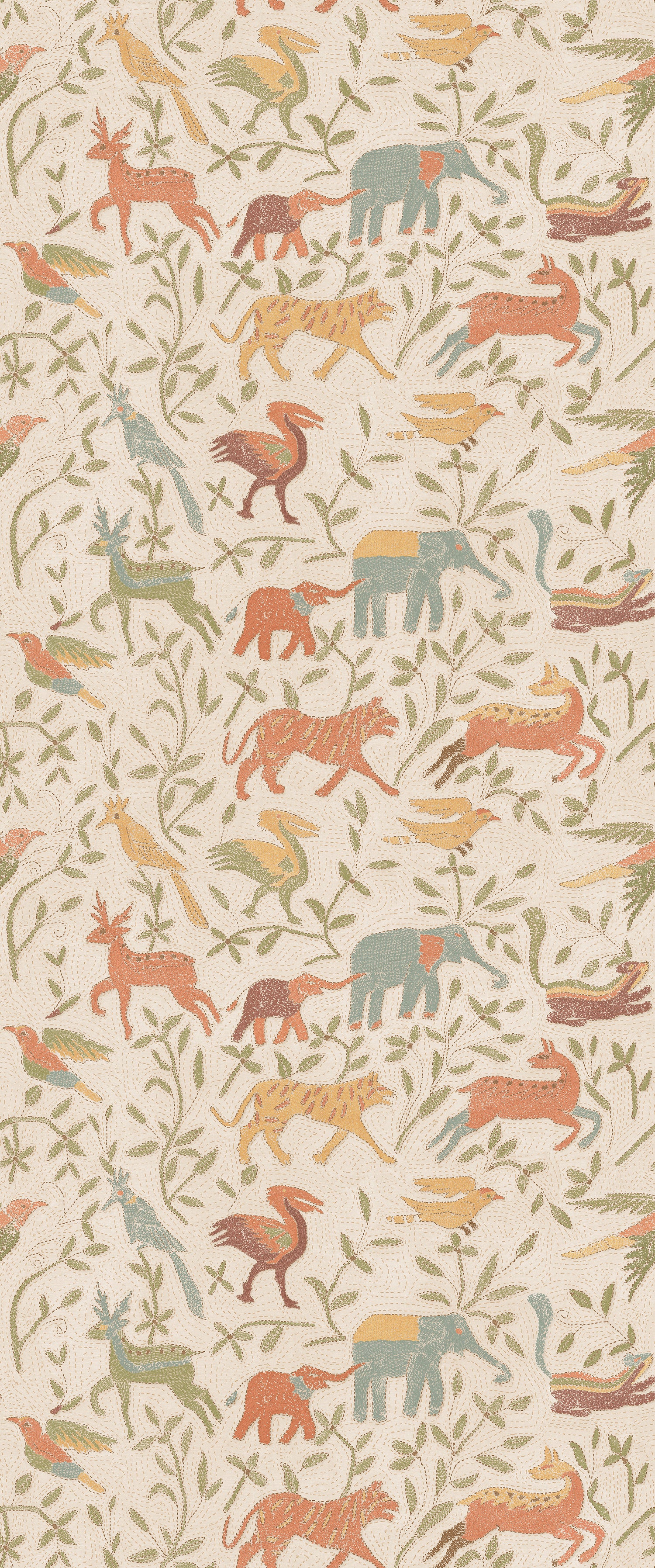Noahs Ark Wallpaper in savannah color - pattern number BW45166.6.0 - by G P &amp; J Baker in the Kit Kemp II collection