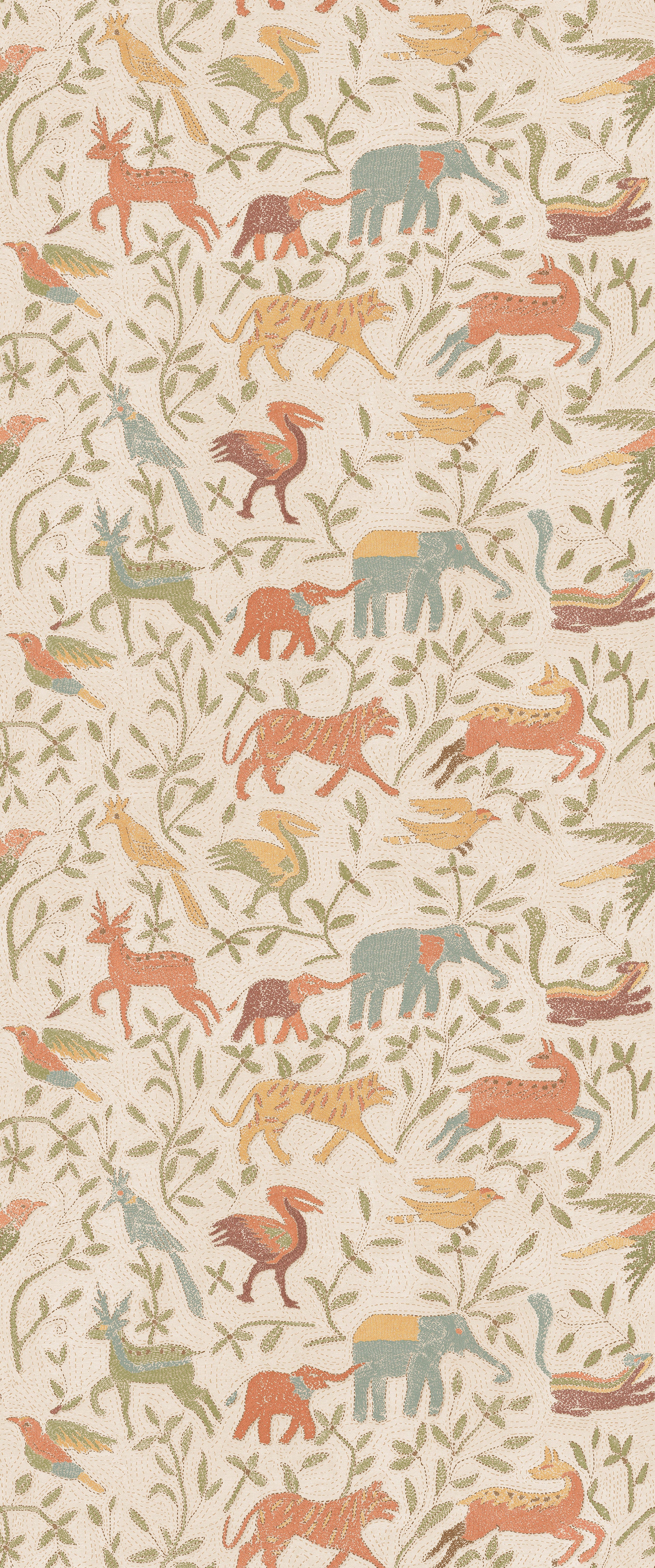 Noahs Ark Wallpaper in savannah color - pattern number BW45166.6.0 - by G P &amp; J Baker in the Kit Kemp II collection