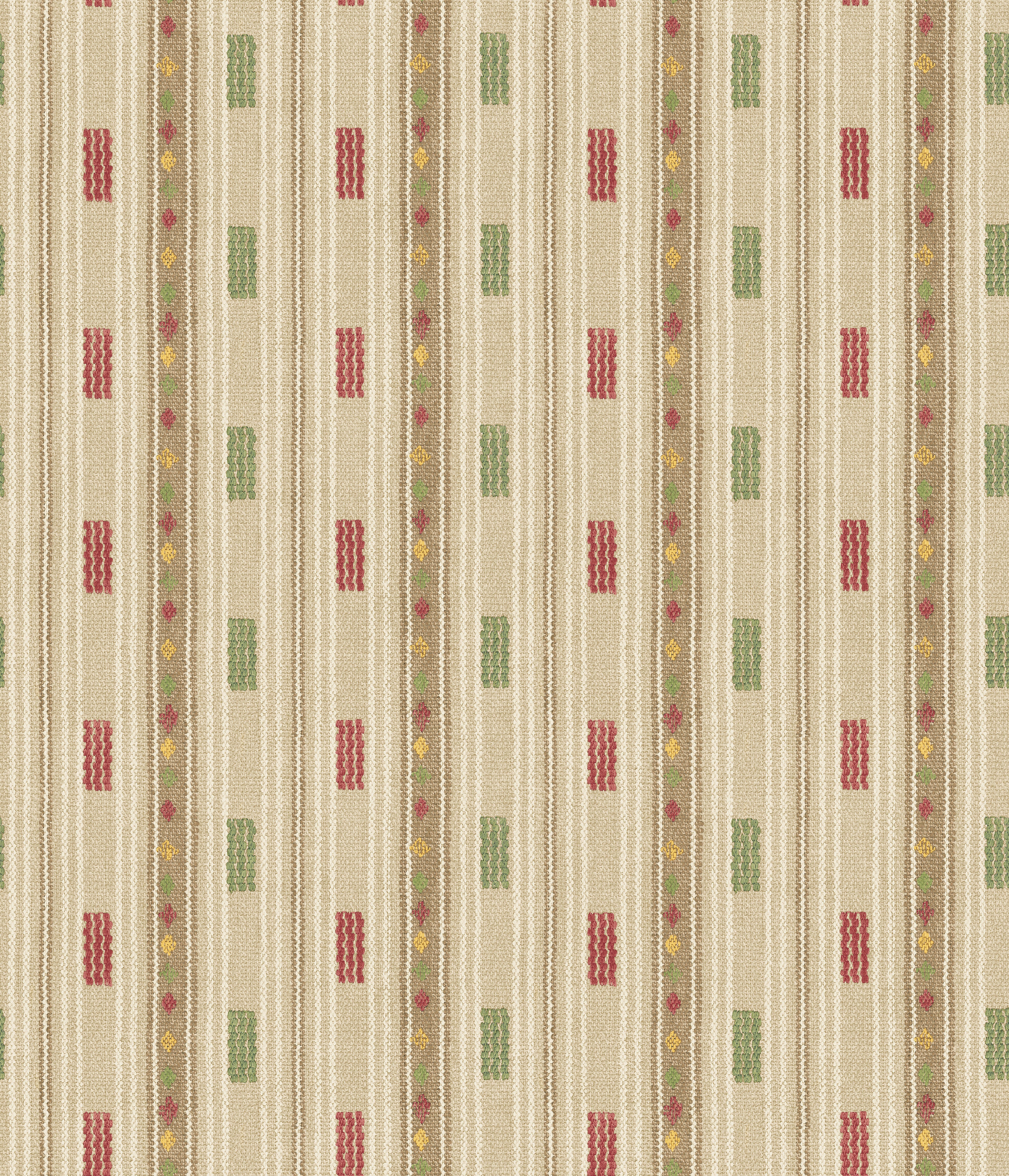 Tradewind Wallpaper in red/green color - pattern number BW45167.4.0 - by G P &amp; J Baker in the Kit Kemp II collection