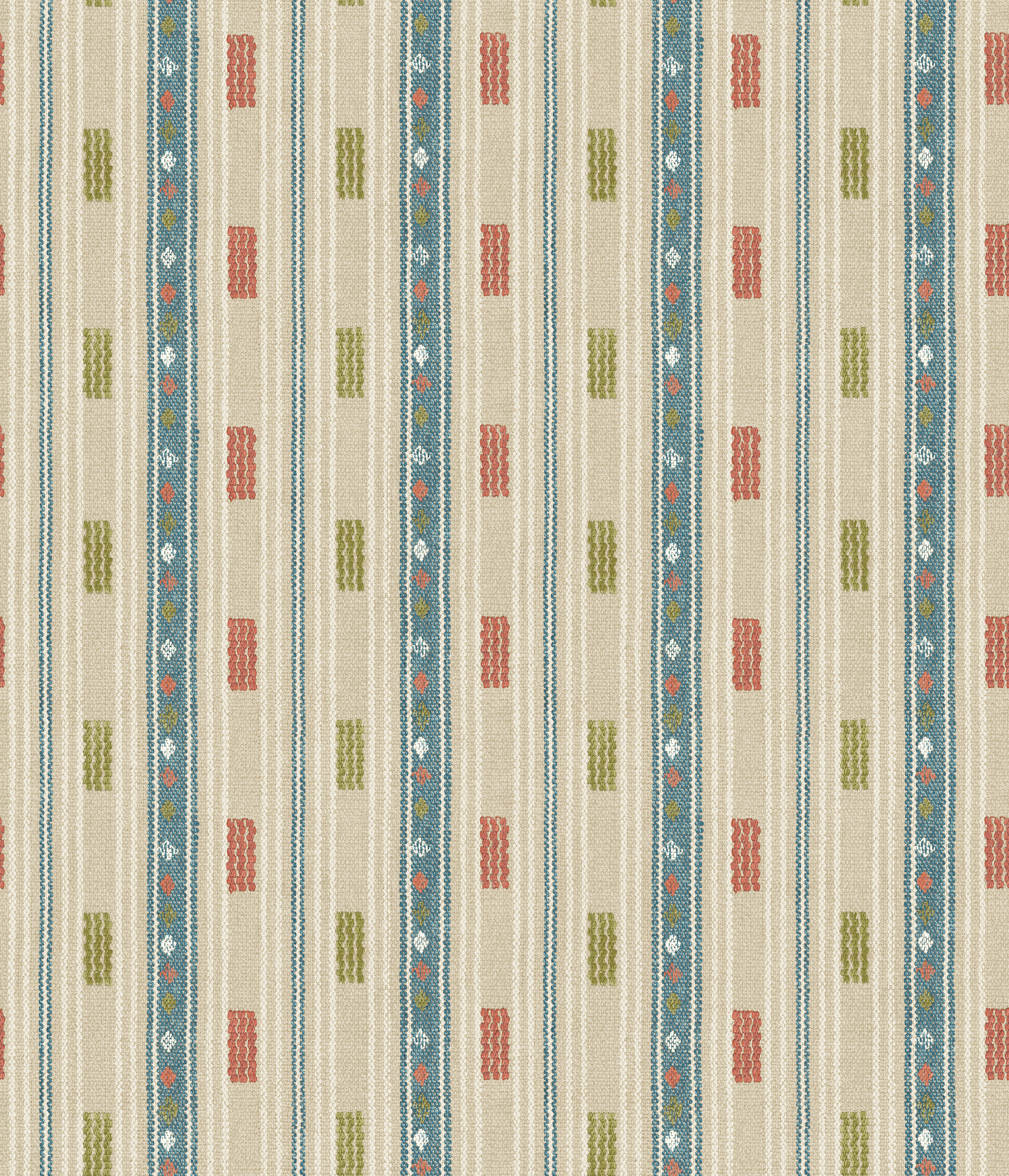 Tradewind Wallpaper in teal/spice color - pattern number BW45167.5.0 - by G P &amp; J Baker in the Kit Kemp II collection