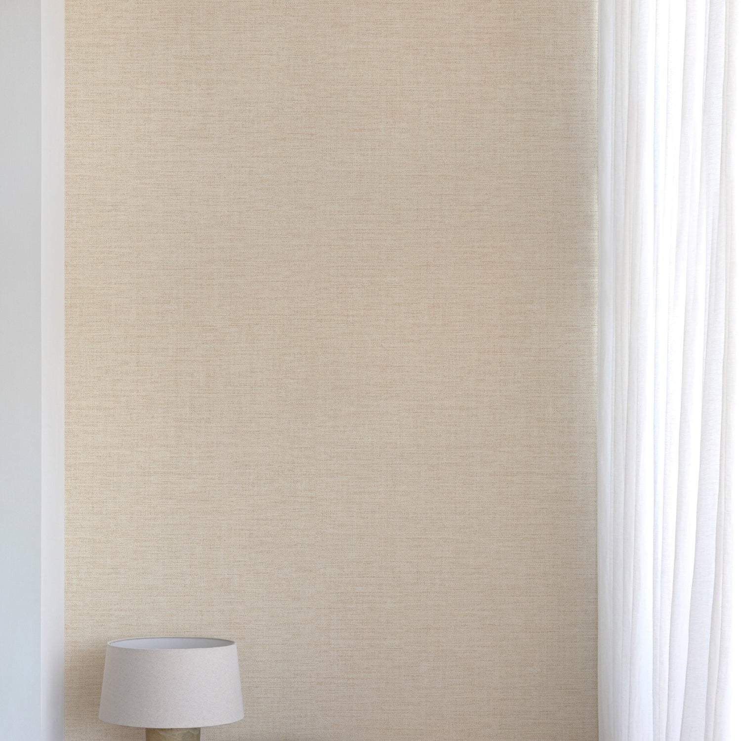 Rough Textile Wallpaper in pink color - pattern number CO1017 - by Grandeco in the Concept collection