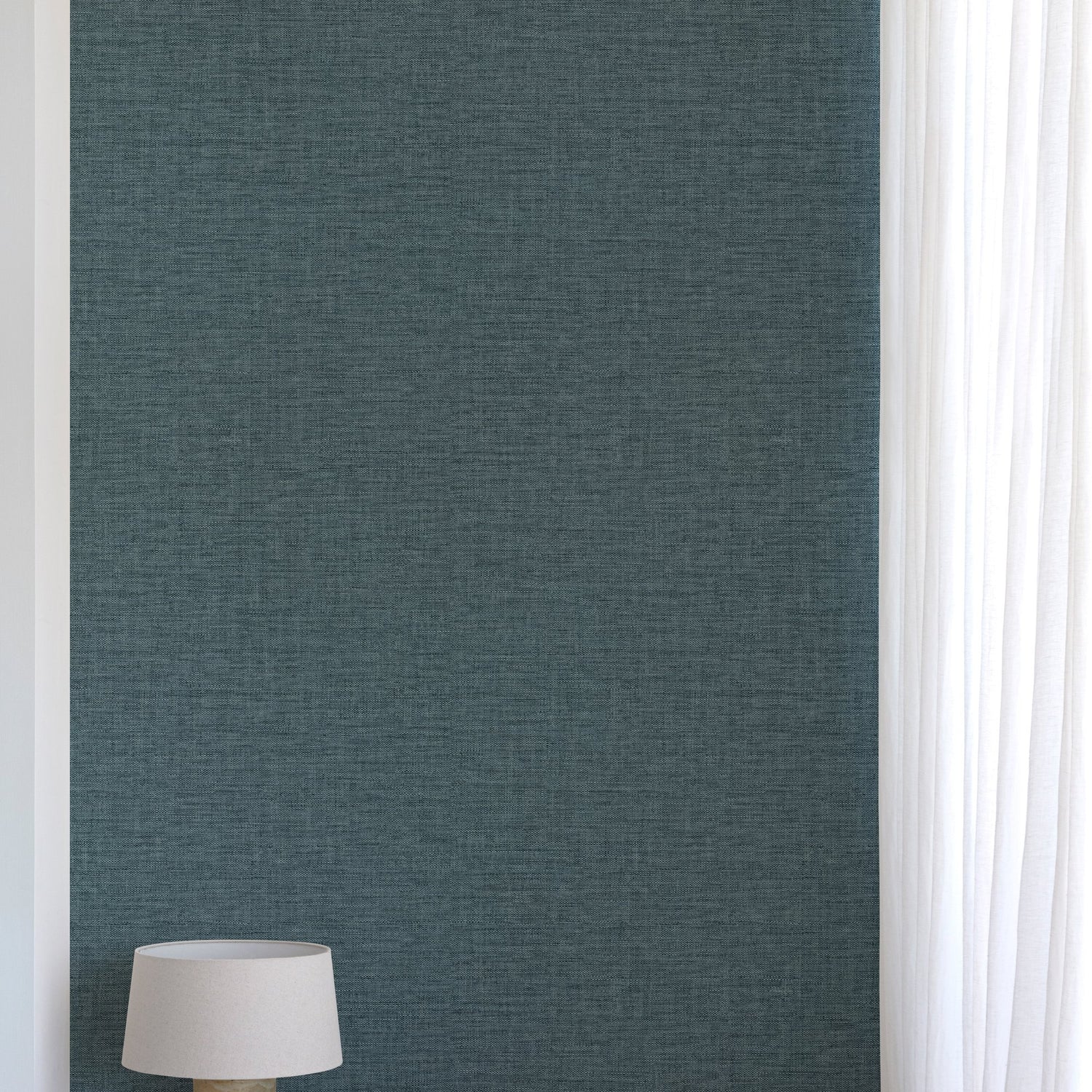 Rough Textile Wallpaper in blue color - pattern number CO1020 - by Grandeco in the Concept collection
