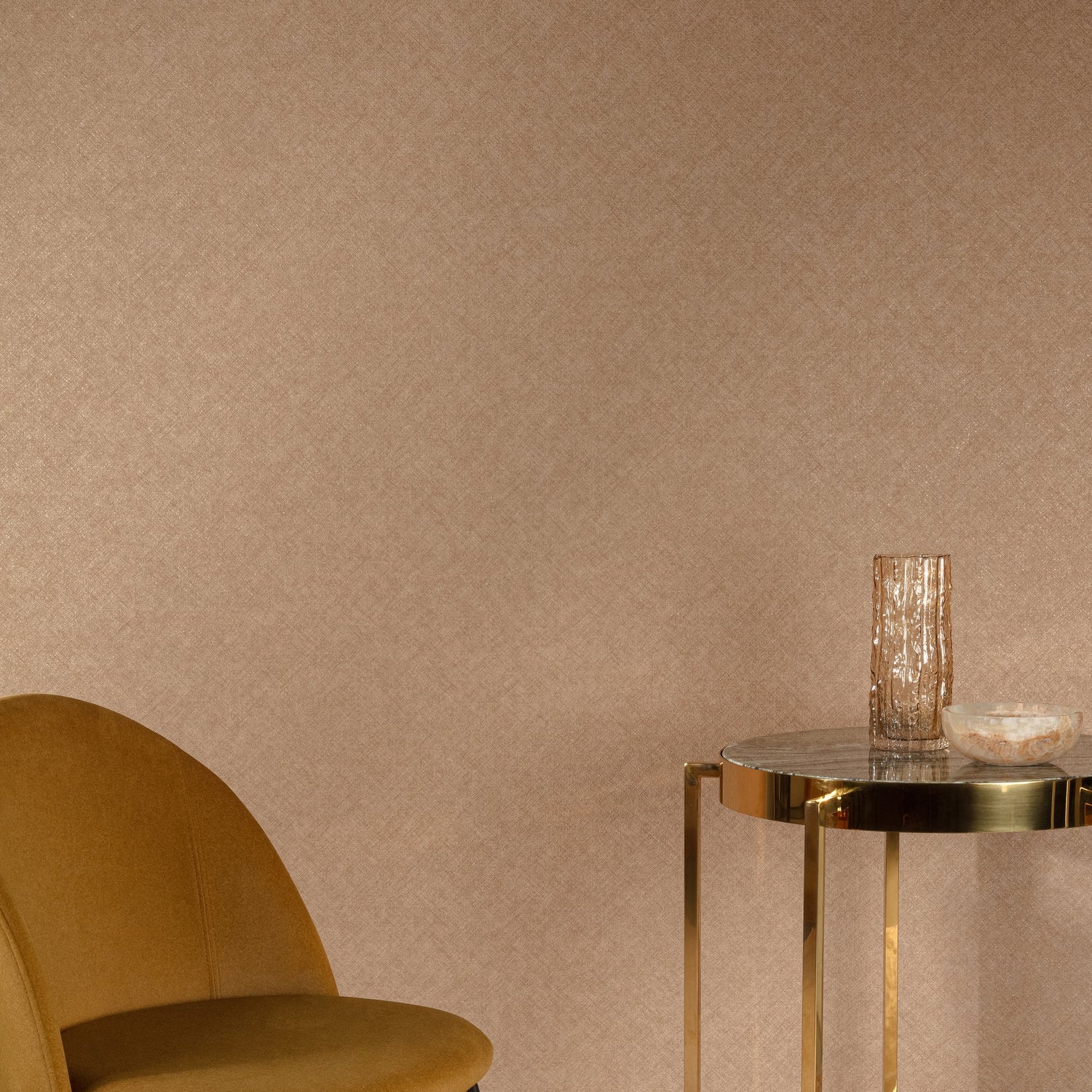 Graphic Concrete Wallpaper in brown color - pattern number CO1105 - by Grandeco in the Concept collection