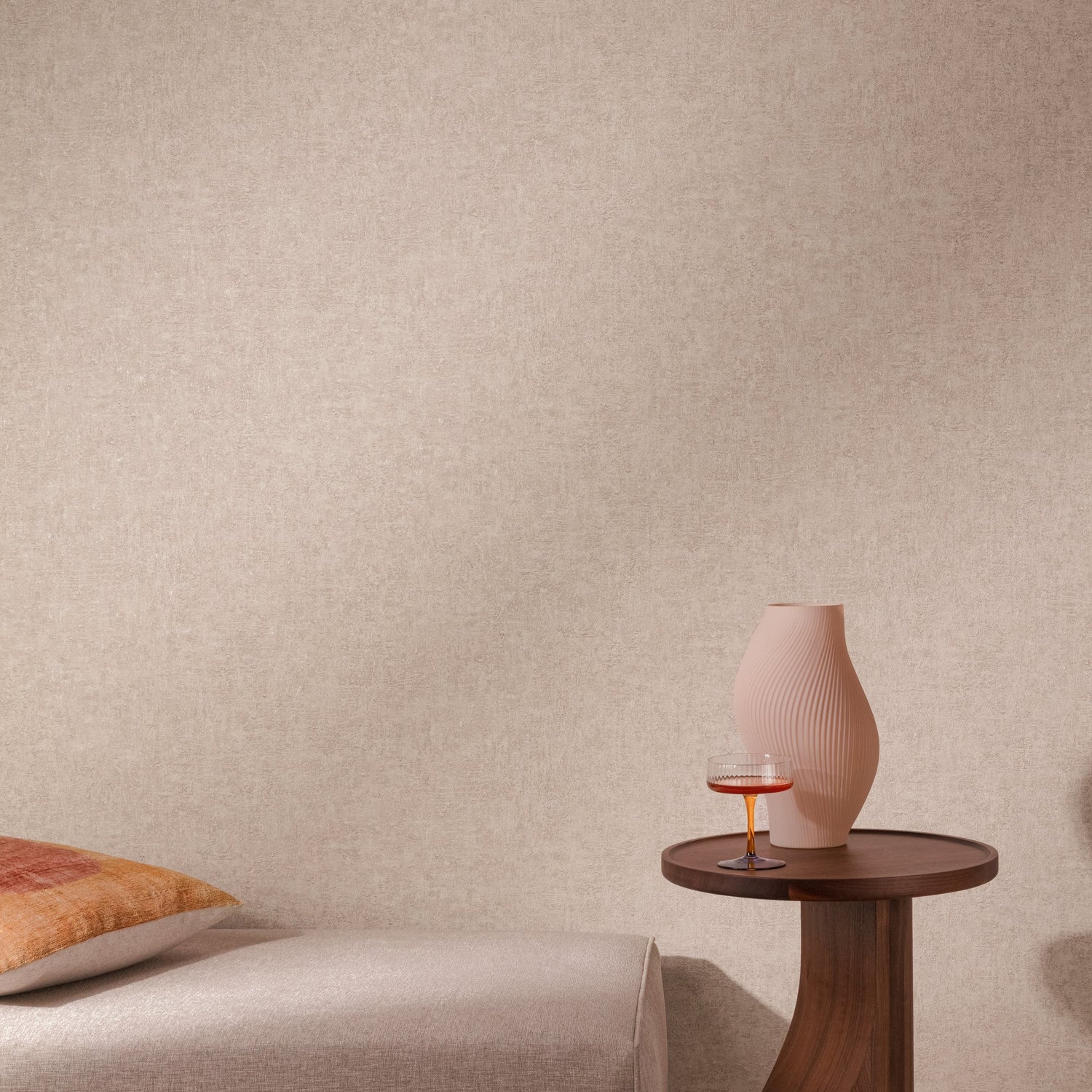 Concrete Plain Wallpaper in brown color - pattern number CO1203 - by Grandeco in the Concept collection
