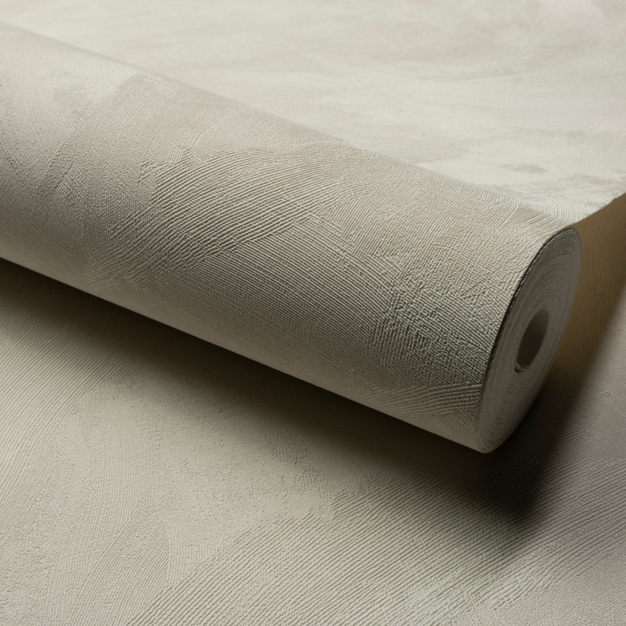 Authentic Plaster Plain Wallpaper in beige color - pattern number CO3002 - by Grandeco in the Concept collection