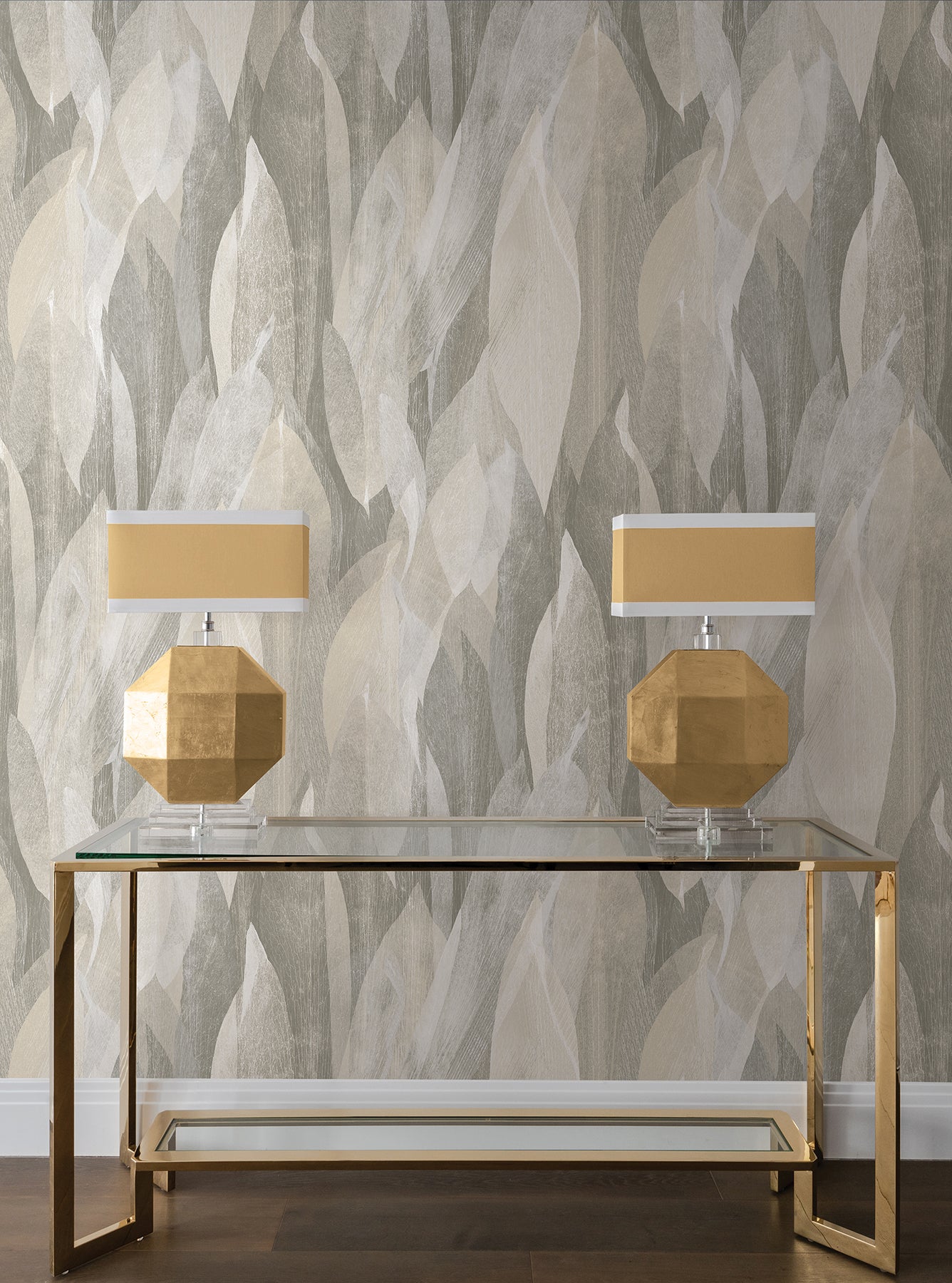 Shimmering Canopy Wallpaper in Neutral color - pattern number COD0602 - by Candice Olson in the Luminous collection