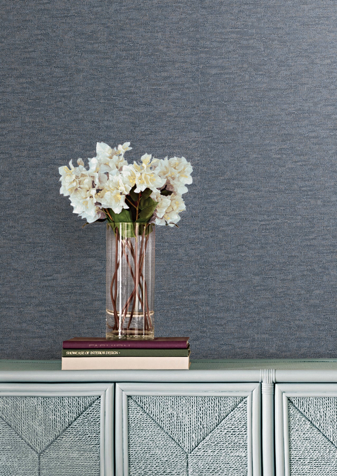 Tide Water Wallpaper in Dark Blue color - pattern number COD0606N - by Candice Olson in the Luminous collection