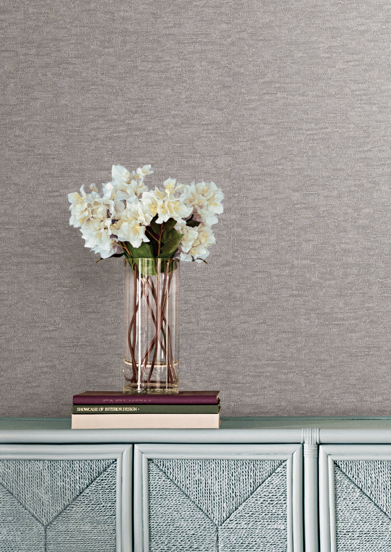 Tide Water Wallpaper in Grey color - pattern number COD0608N - by Candice Olson in the Luminous collection