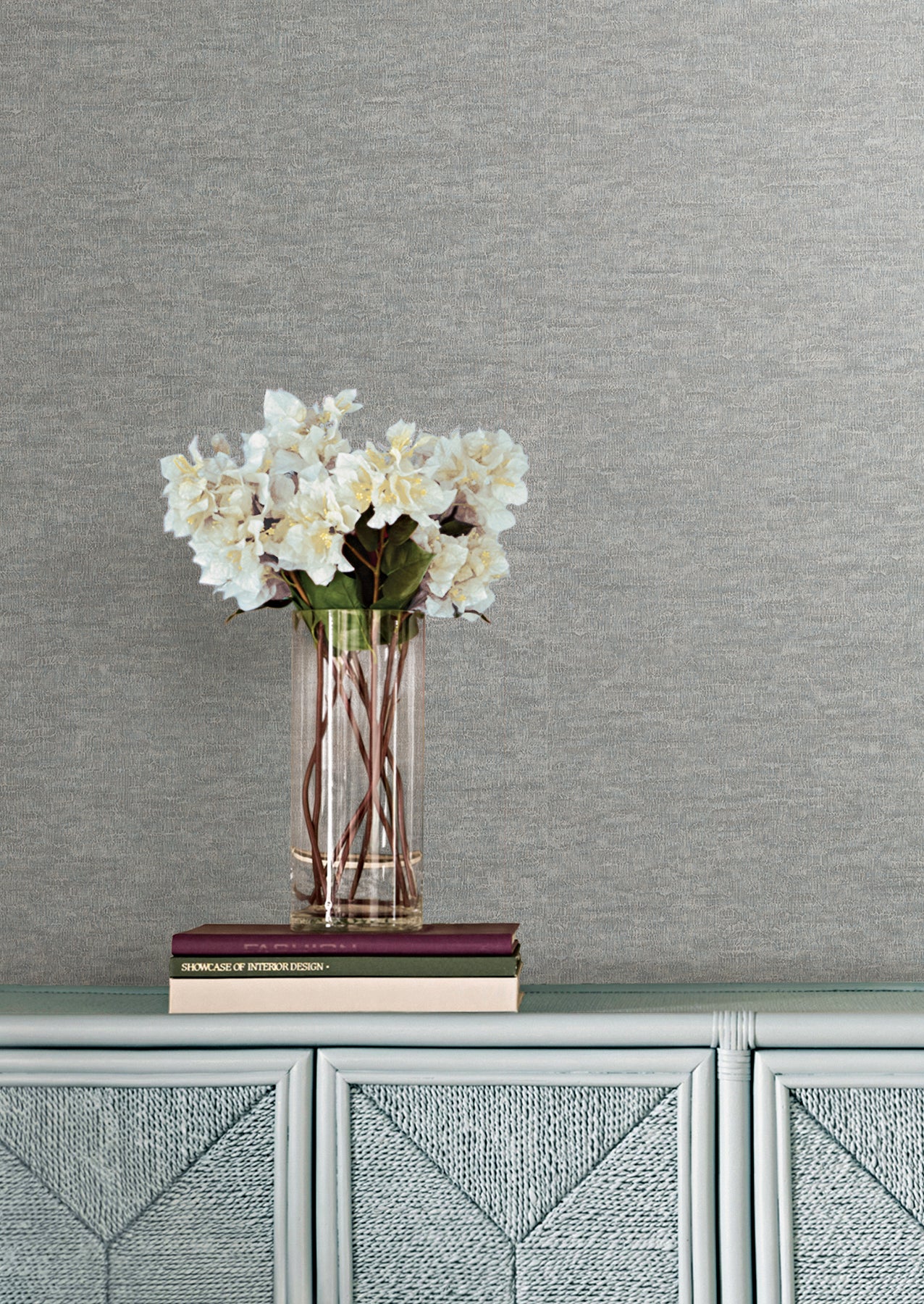 Tide Water Wallpaper in Aqua color - pattern number COD0609 - by Candice Olson in the Luminous collection