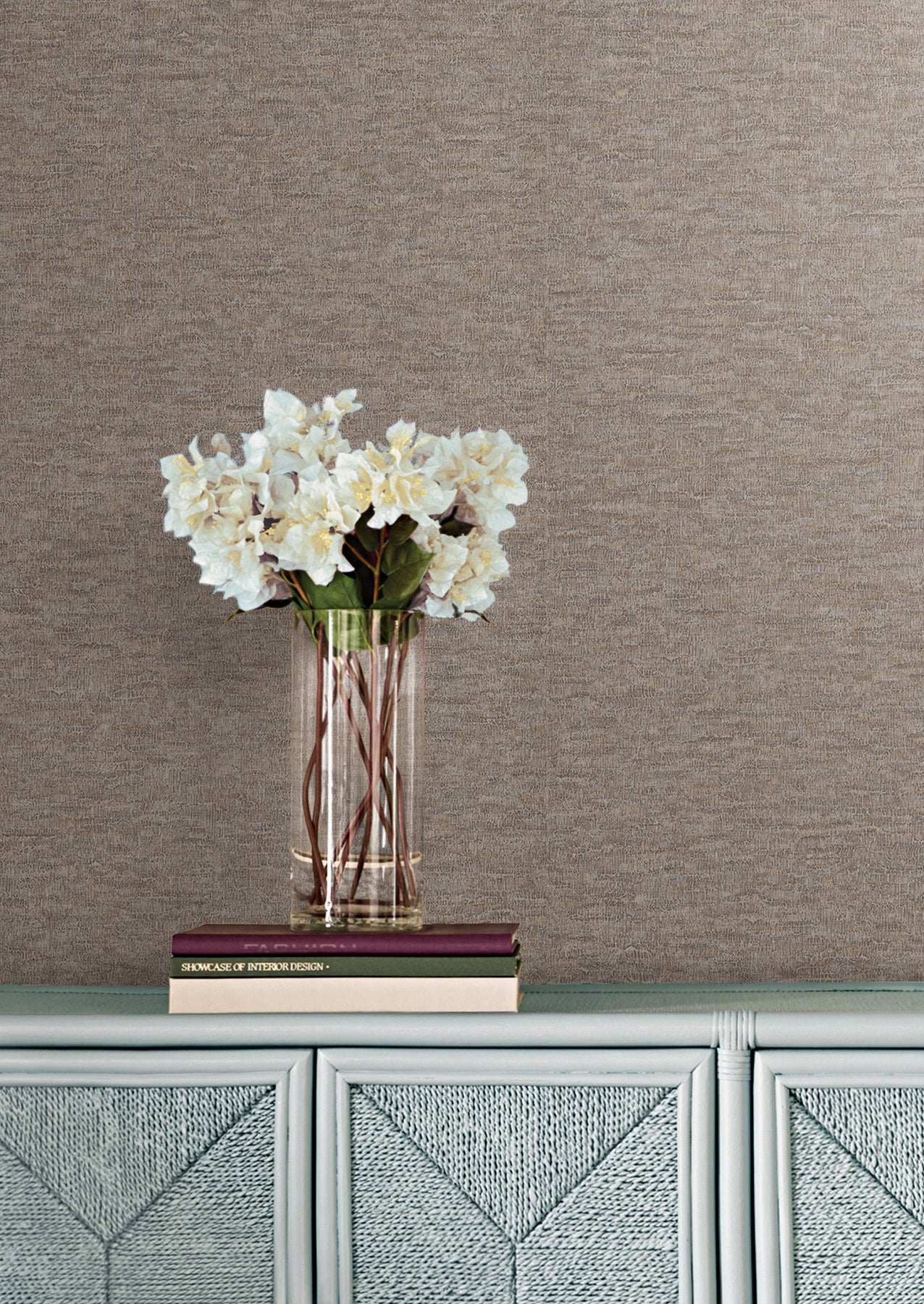 Tide Water Wallpaper in Brown color - pattern number COD0613N - by Candice Olson in the Luminous collection
