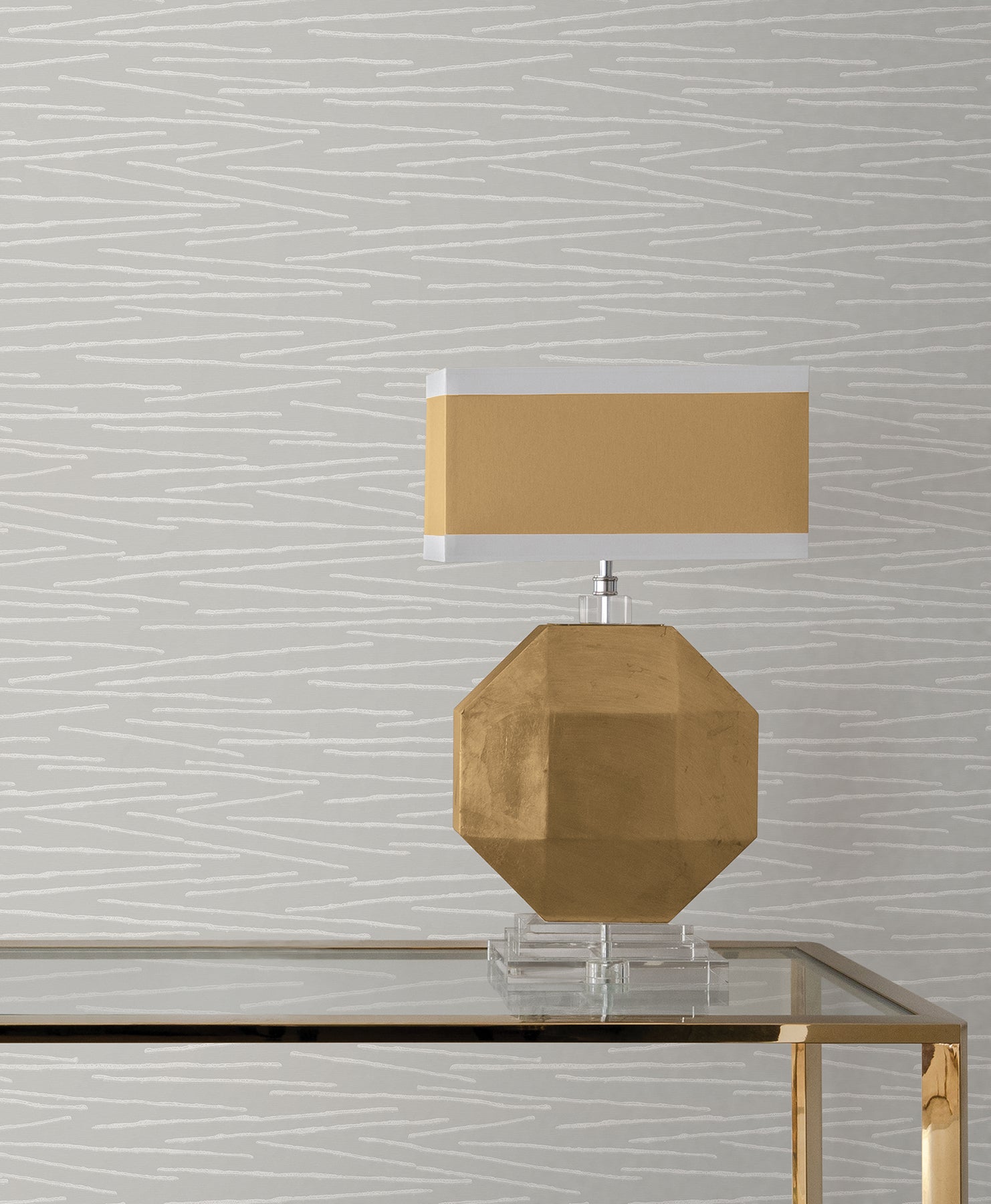 Foundations Wallpaper in Grey color - pattern number COD0623 - by Candice Olson in the Luminous collection
