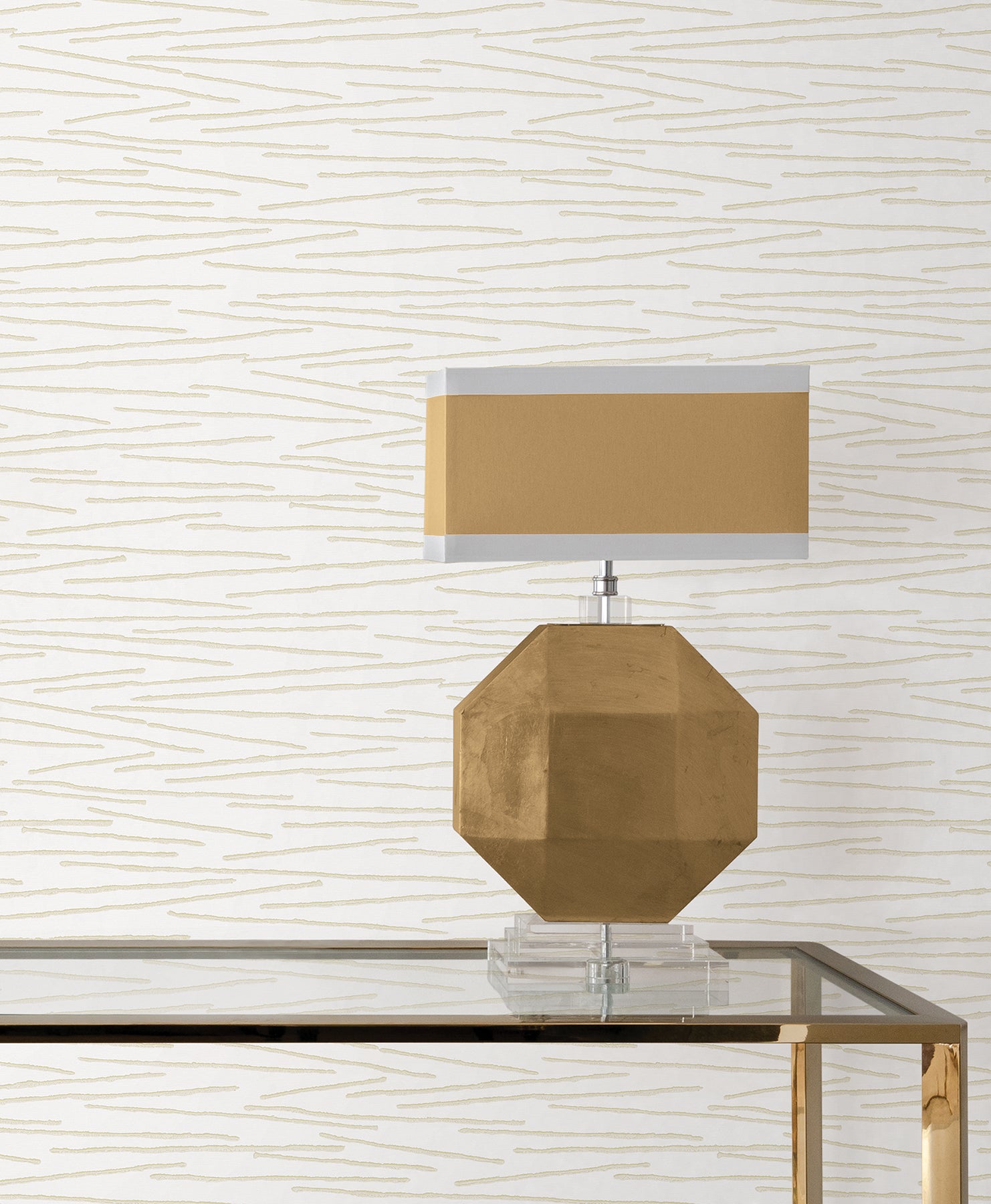 Foundations Wallpaper in White color - pattern number COD0627 - by Candice Olson in the Luminous collection