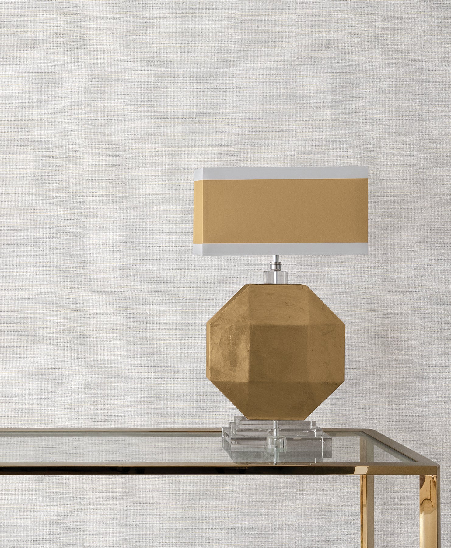 Drift Weave Wallpaper in Light Grey color - pattern number COD0629 - by Candice Olson in the Luminous collection