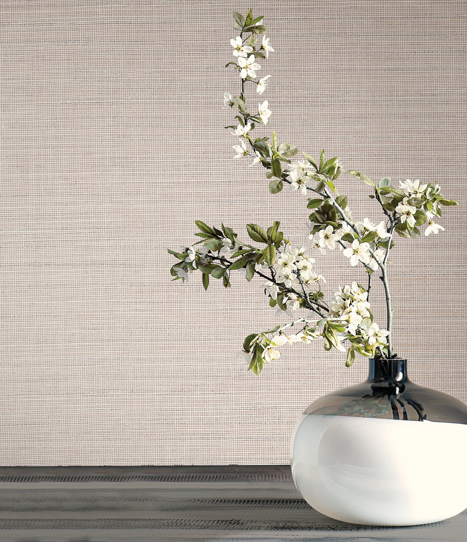 Drift Weave Wallpaper in Taupe color - pattern number COD0631 - by Candice Olson in the Luminous collection