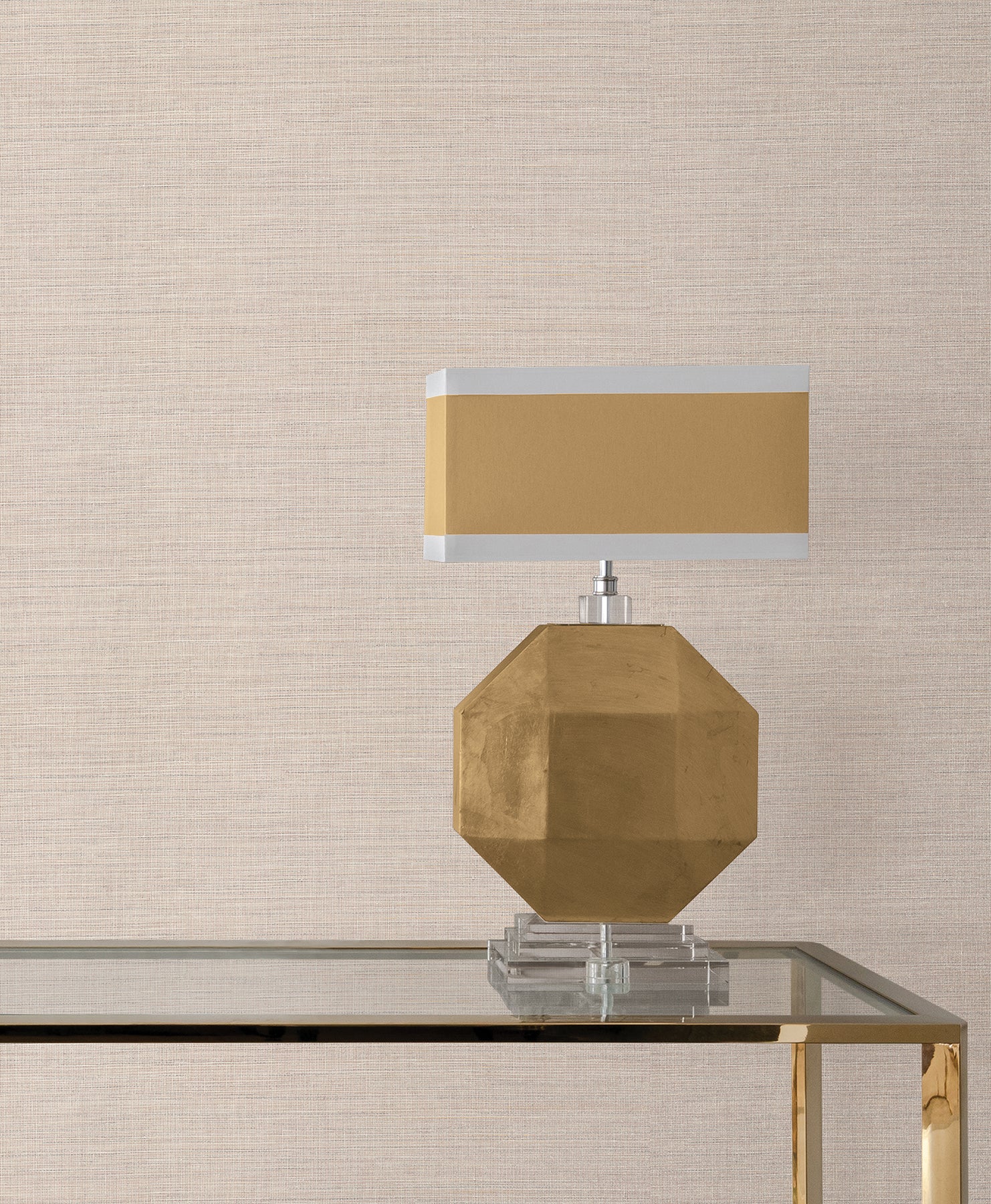 Drift Weave Wallpaper in Taupe color - pattern number COD0631 - by Candice Olson in the Luminous collection