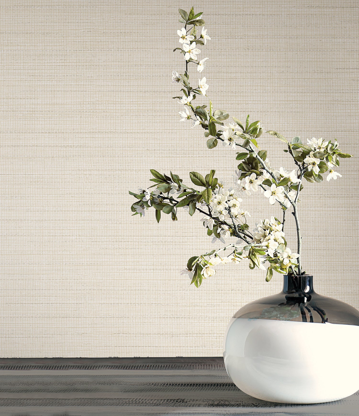 Drift Weave Wallpaper in Beige color - pattern number COD0633 - by Candice Olson in the Luminous collection