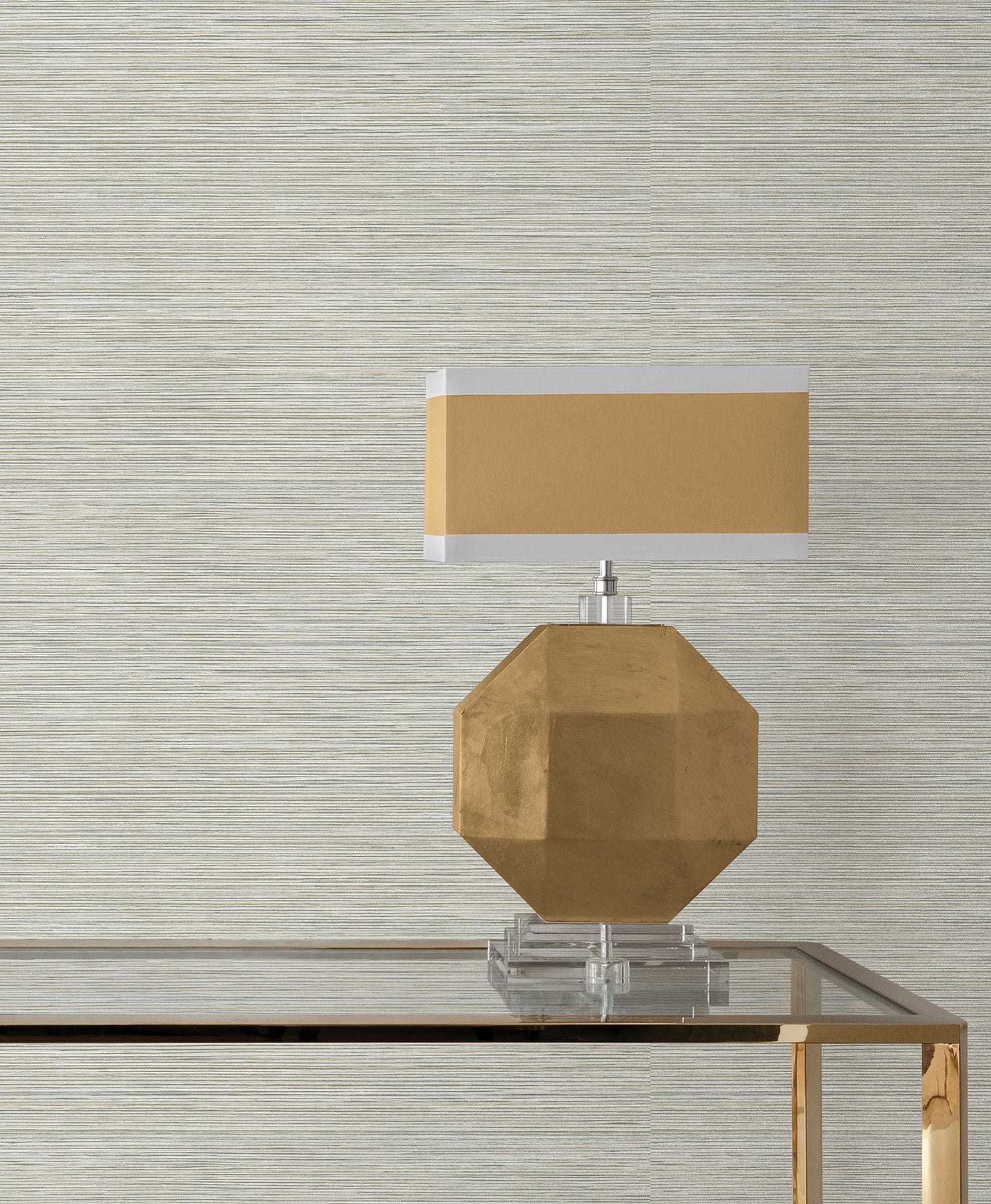Stacked Bamboo Wallpaper in Off-White color - pattern number COD0636 - by Candice Olson in the Luminous collection