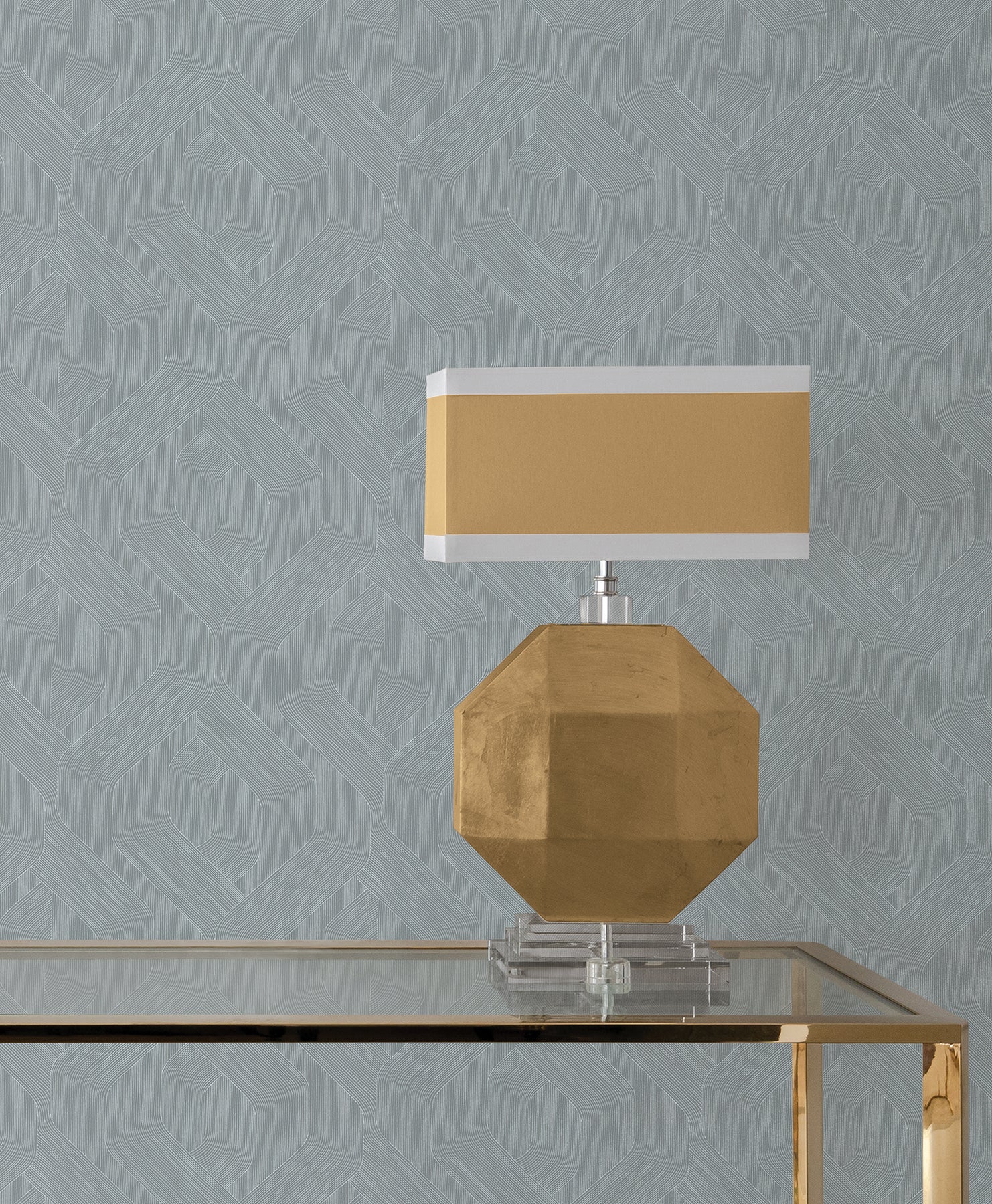 Infinity Wallpaper in Slate color - pattern number COD0641 - by Candice Olson in the Luminous collection