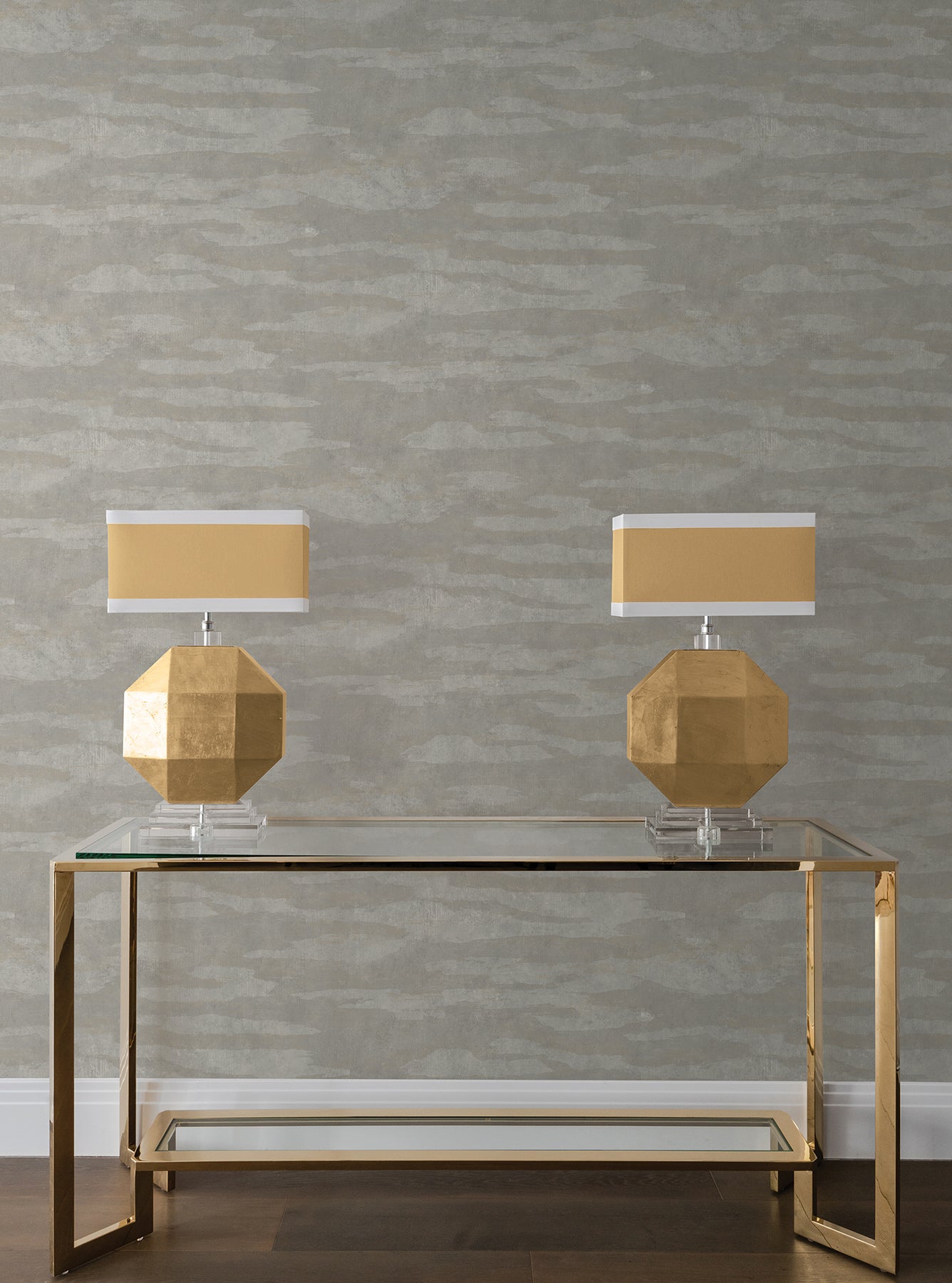 Misty Dreams Wallpaper in Grey color - pattern number COD0654N - by Candice Olson in the Luminous collection