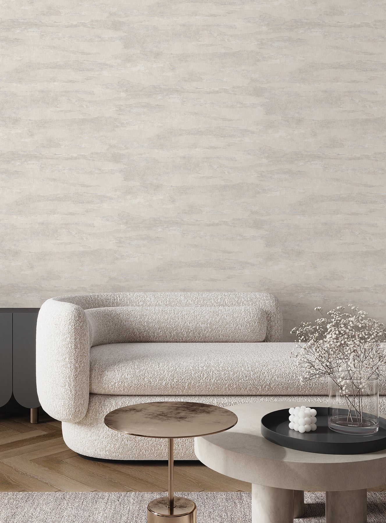 Misty Dreams Wallpaper in Pearl color - pattern number COD0656 - by Candice Olson in the Luminous collection