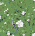 Chinoiserie Bird Vine Peel and Stick wallpaper in green color - pattern number DB20804 - by NextWall in the Peel and Stick Wallpaper by Daisy Bennett 2 collection